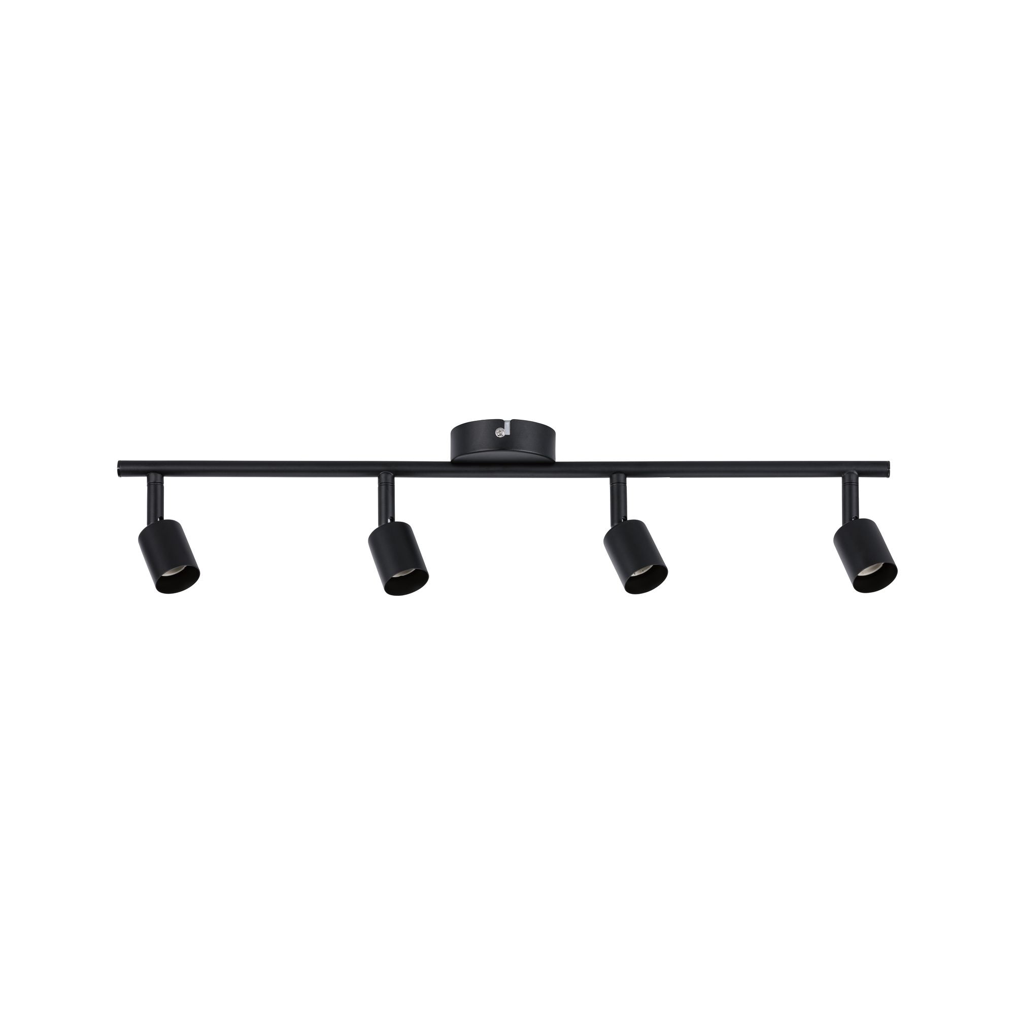 Spotlight Carolina GU10 230V max. 4x10W dimmbar Schwarz matt - Paulmann - 66758