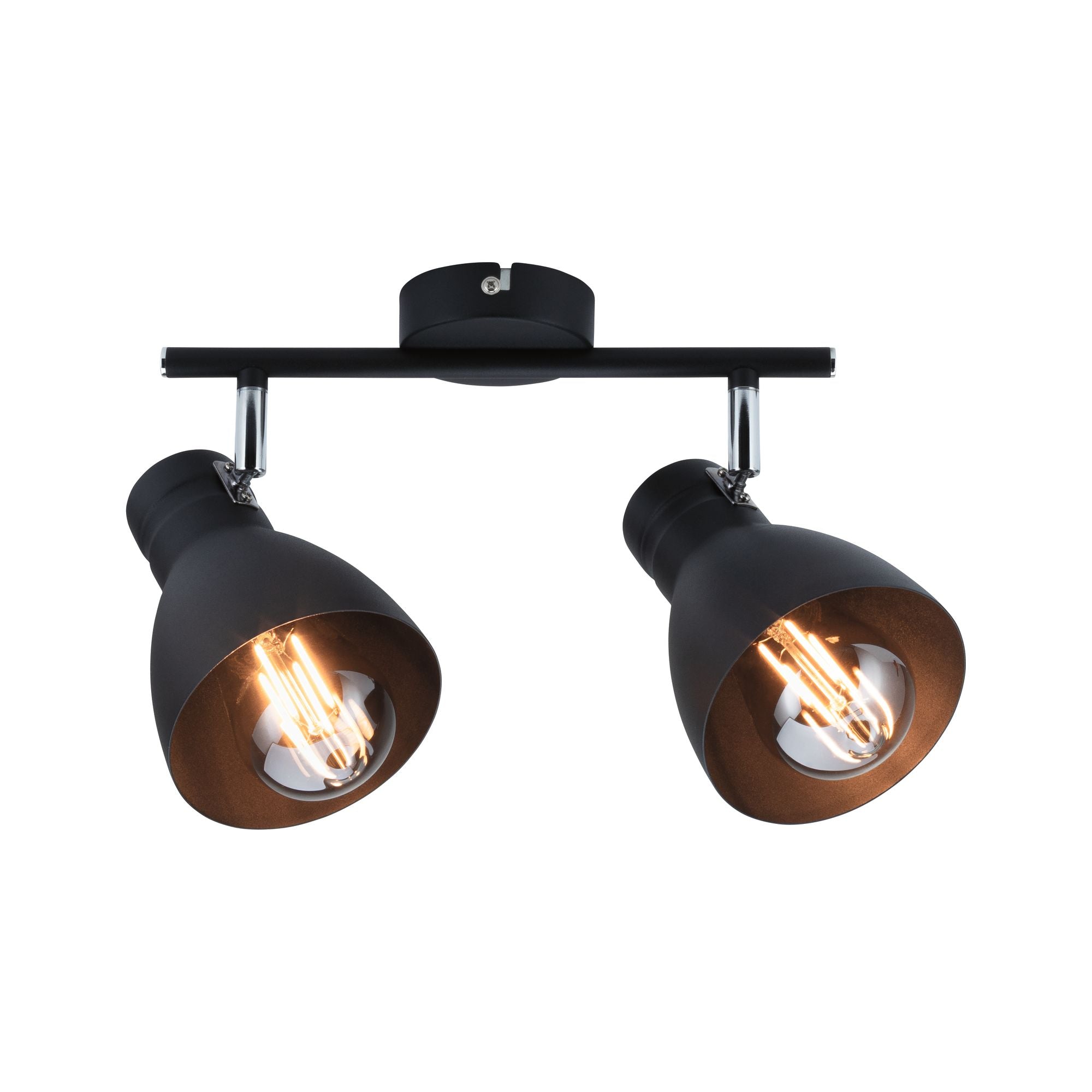 Spotlight Davy E27 230V max. 2x20W dimmbar Schwarz - Paulmann - 66760