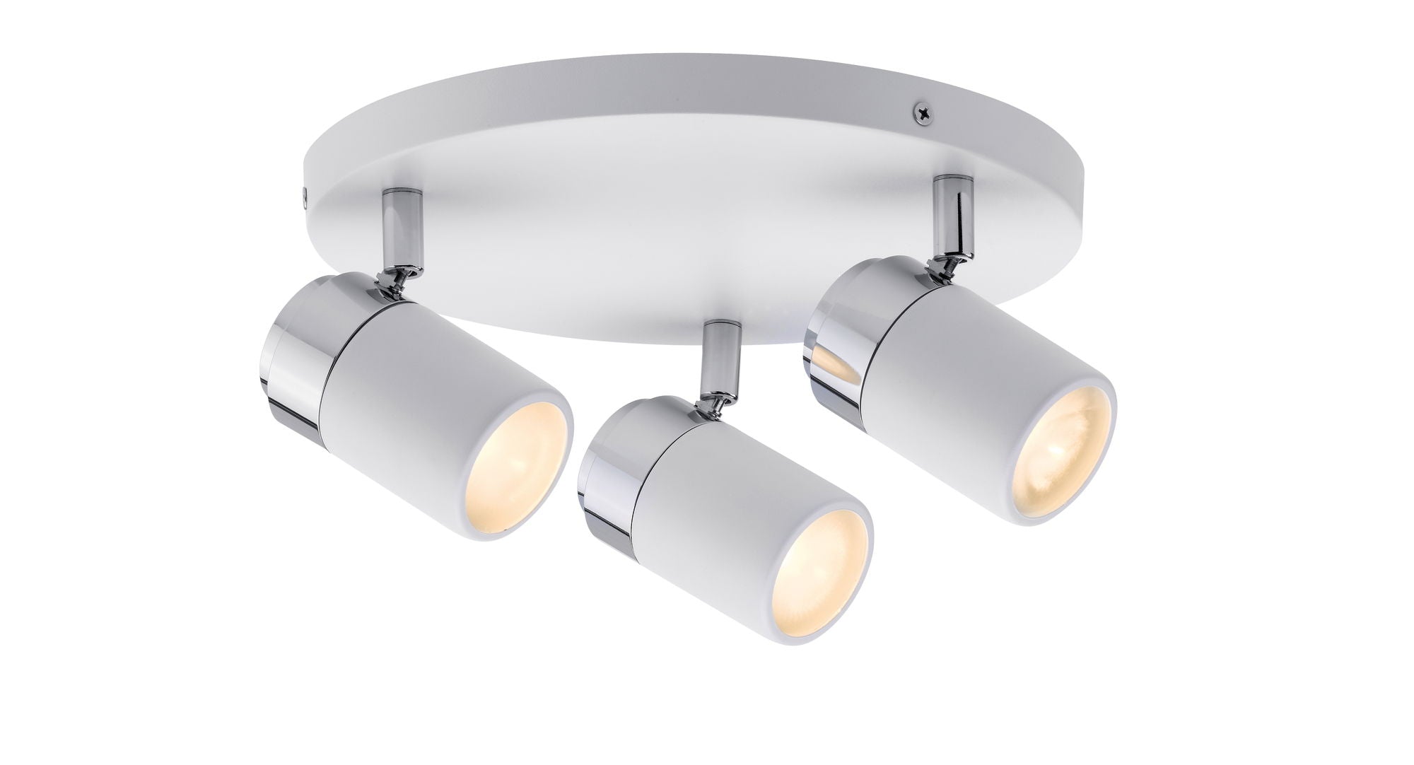 Spotlight Zyli IP44 GU10 230V max. 3x10W dimmbar Weiß/Chrom - Paulmann - 66712