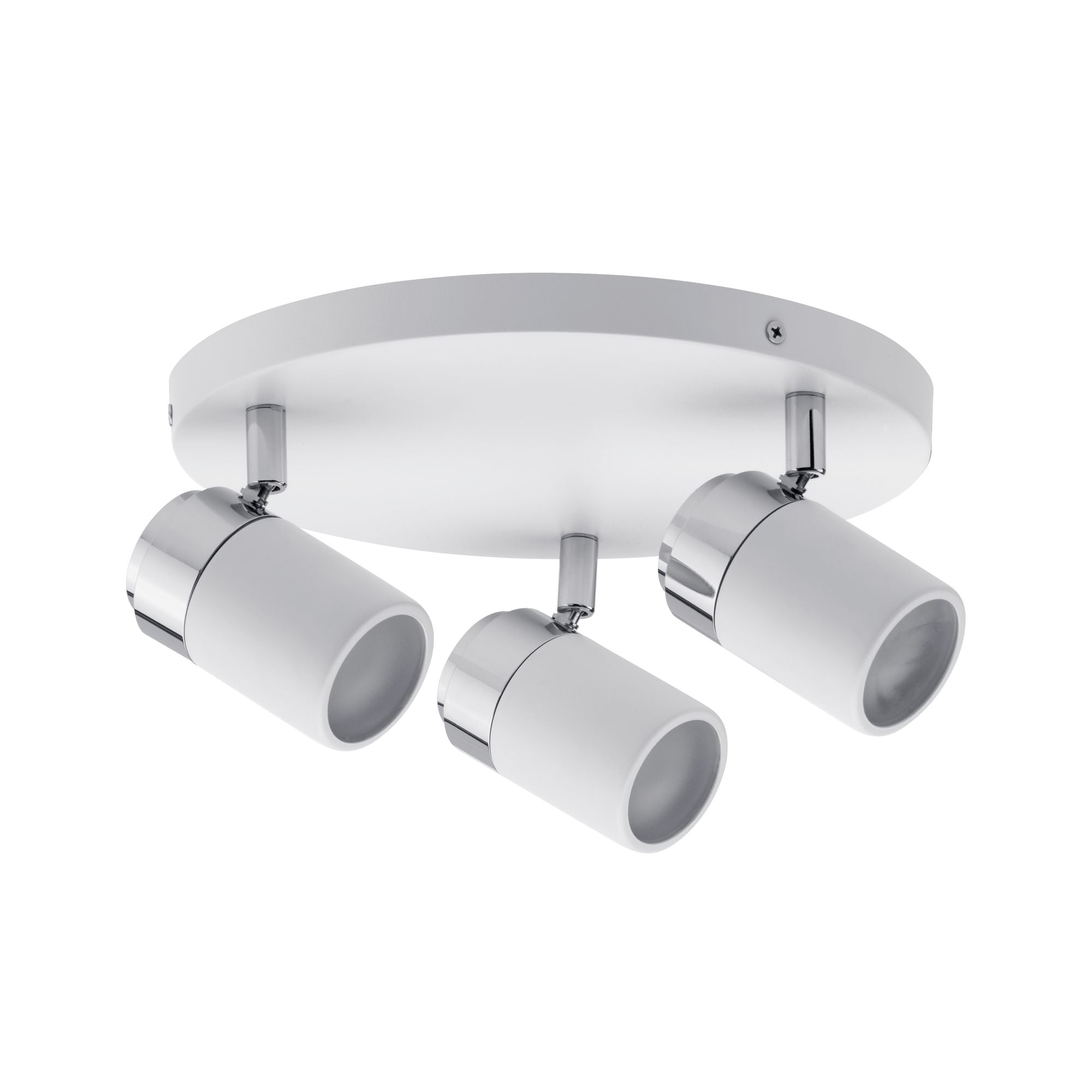 Spotlight Zyli IP44 GU10 230V max. 3x10W dimmbar Weiß/Chrom - Paulmann - 66712