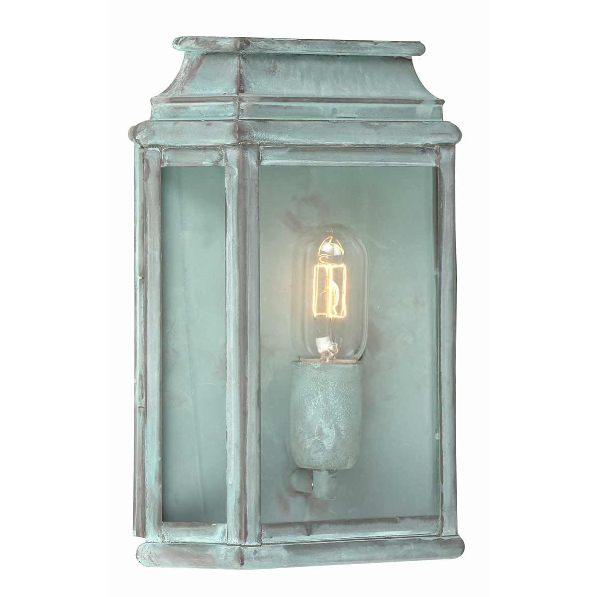 St. Martins Wandlaterne mit 1 Licht, Grünspan - Elsteadlighting - ST - MARTINS - V