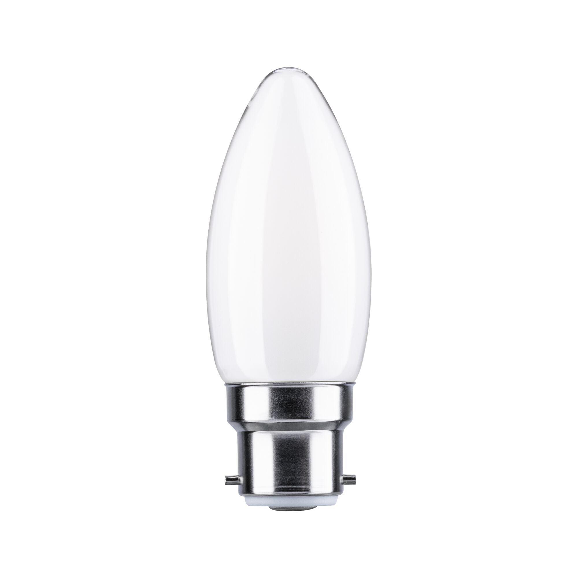 Standard 230V LED Kerze B22d 470lm 4,7W 2700K Opal - Paulmann - 28898