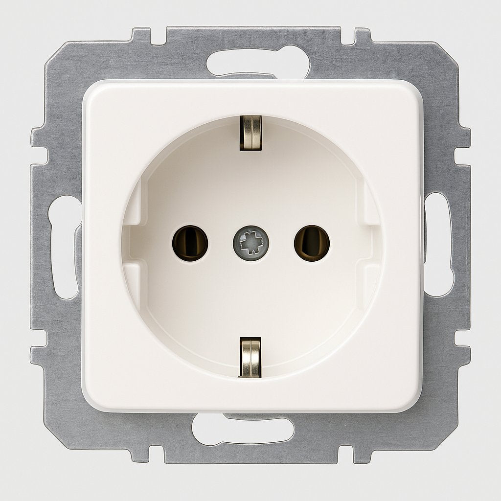 SCHUKO® Steckdosen-Einsatz alpinweiß - Reflex SI 20 EUC-214