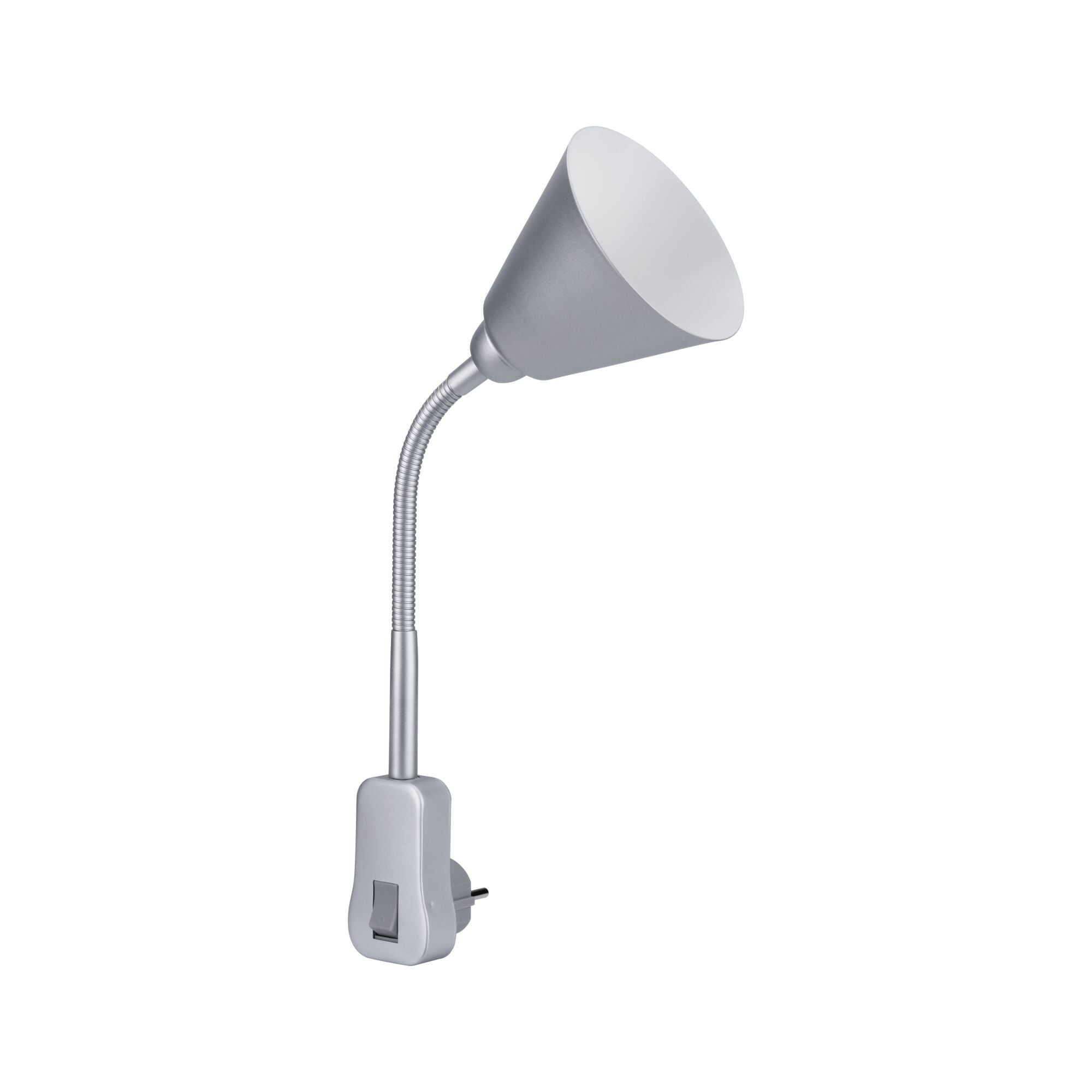 Steckerleuchte Junus Flexarm Grau 230V E14 - Paulmann - 95429