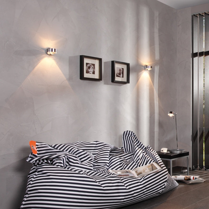 Top Light Puk Wall LED Wandleuchte als hochwertige Designleuchte für Wohnräume