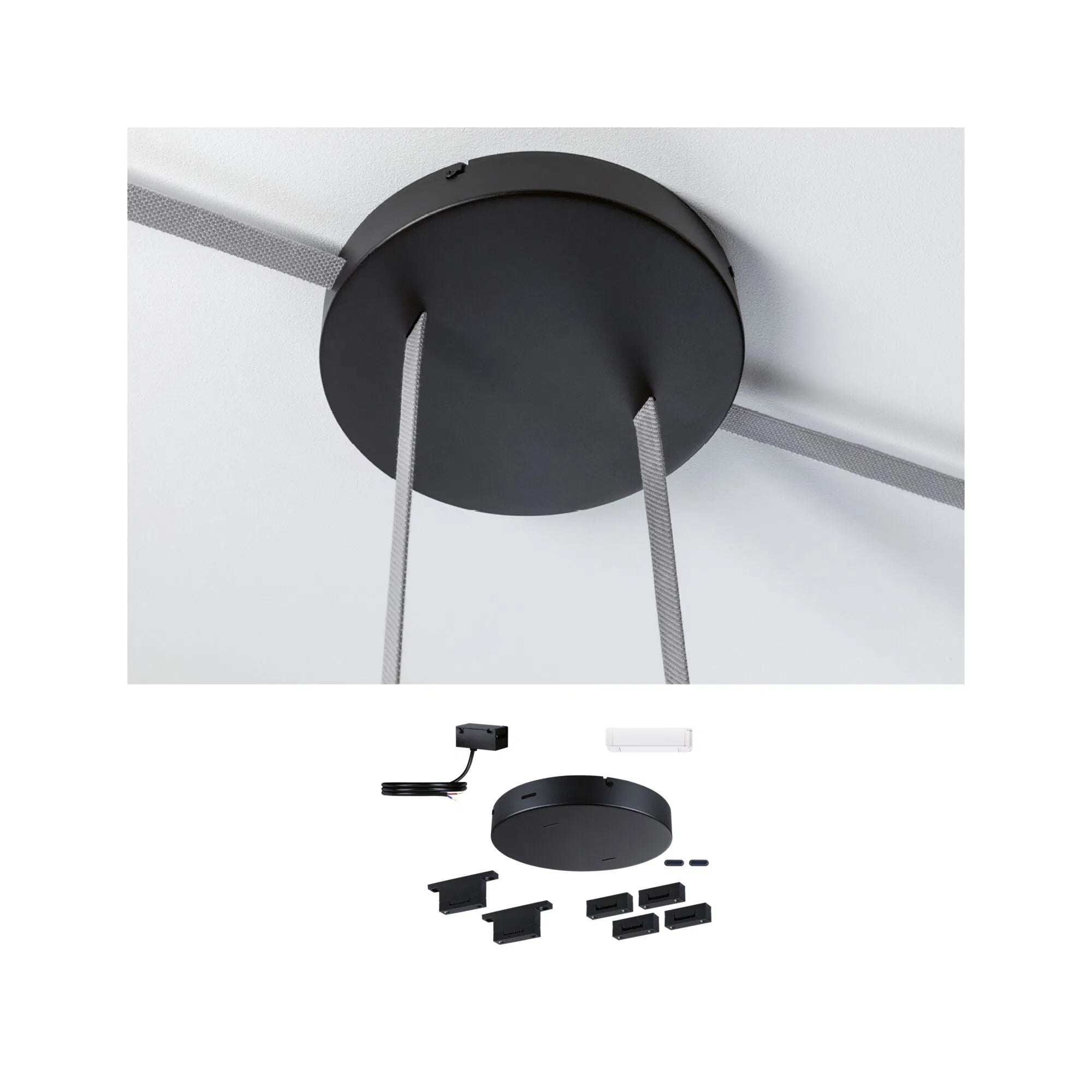 ULineZubehör Installationsset 230/48V max. 150W Schwarz - Paulmann - 94629