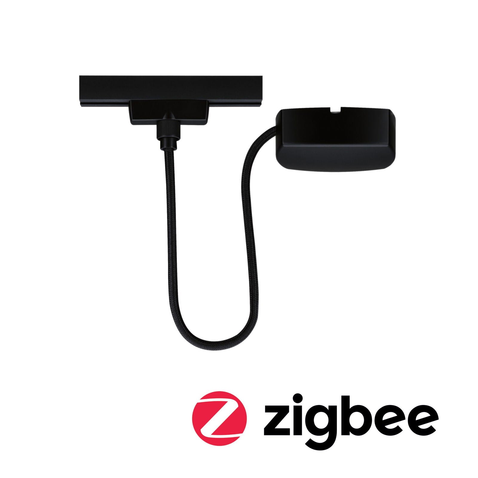 URail Einspeisung Zigbee 3.0 Kabel 1m max. 100W Schwarz matt - Paulmann - 95672