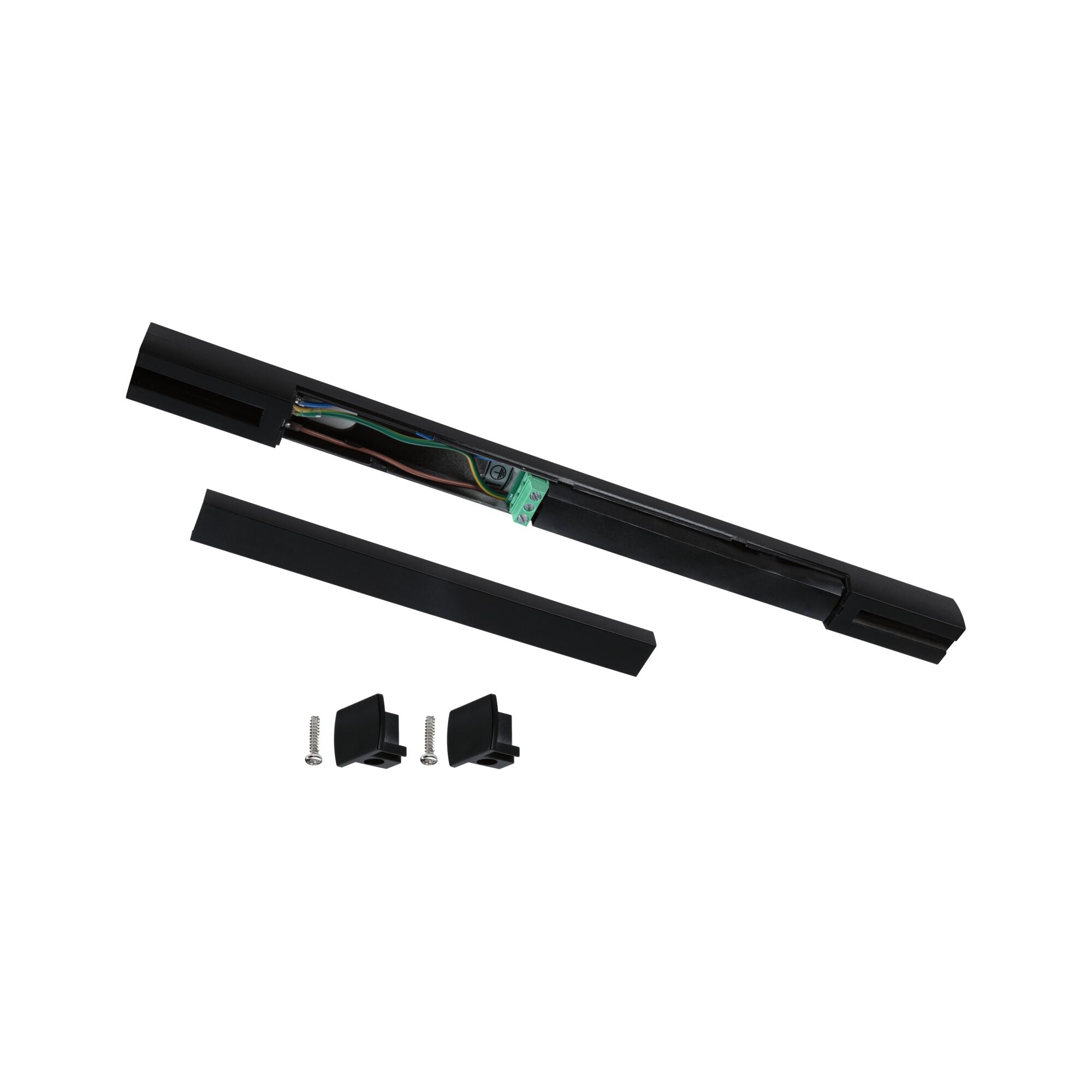 URail Einspeisung Zigbee 3.0 Mitte 304x21mm max. 100W Schwarz matt - Paulmann - 95669