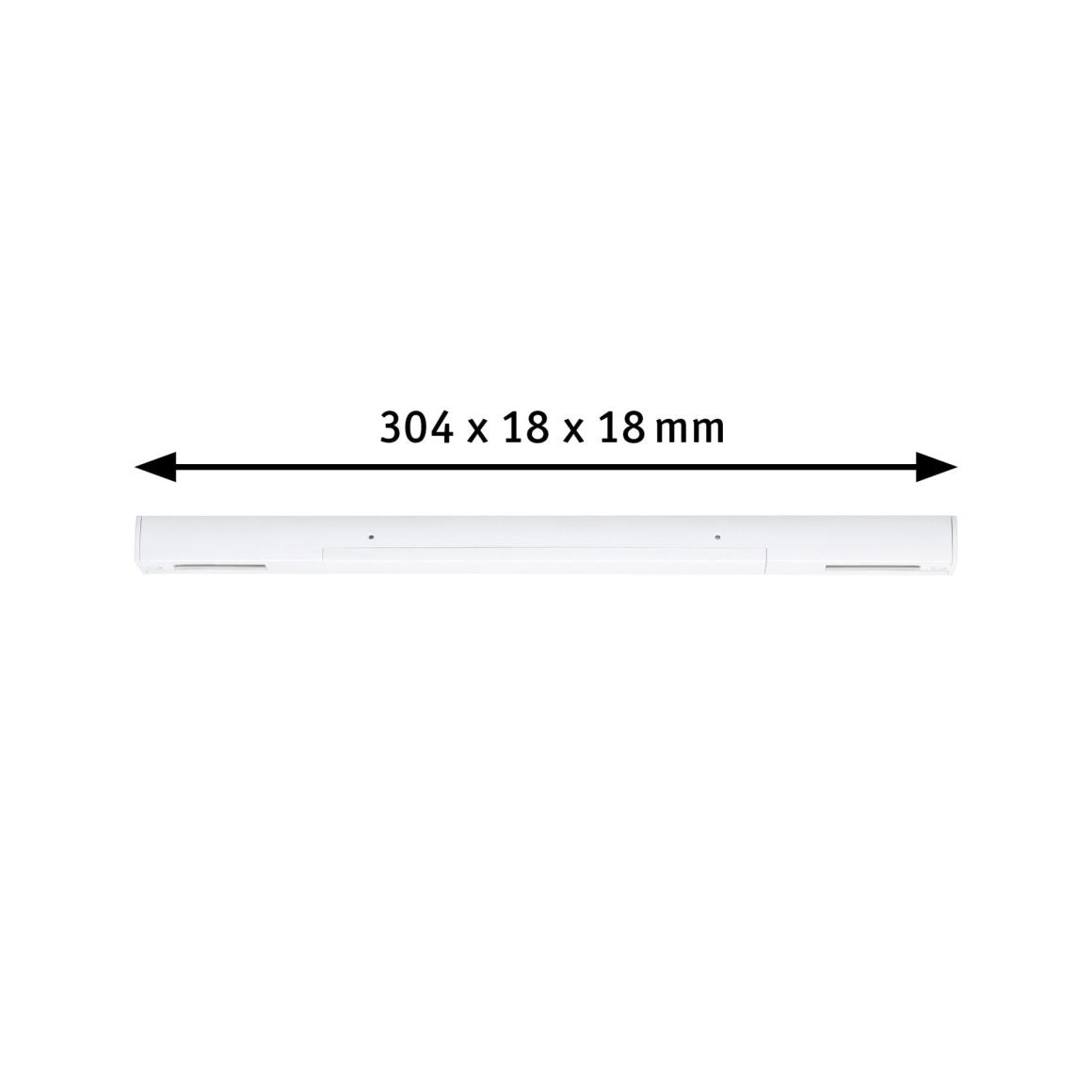 URail Einspeisung Zigbee 3.0 Mitte 304x21mm max. 100W Signalweiß - Paulmann - 95668