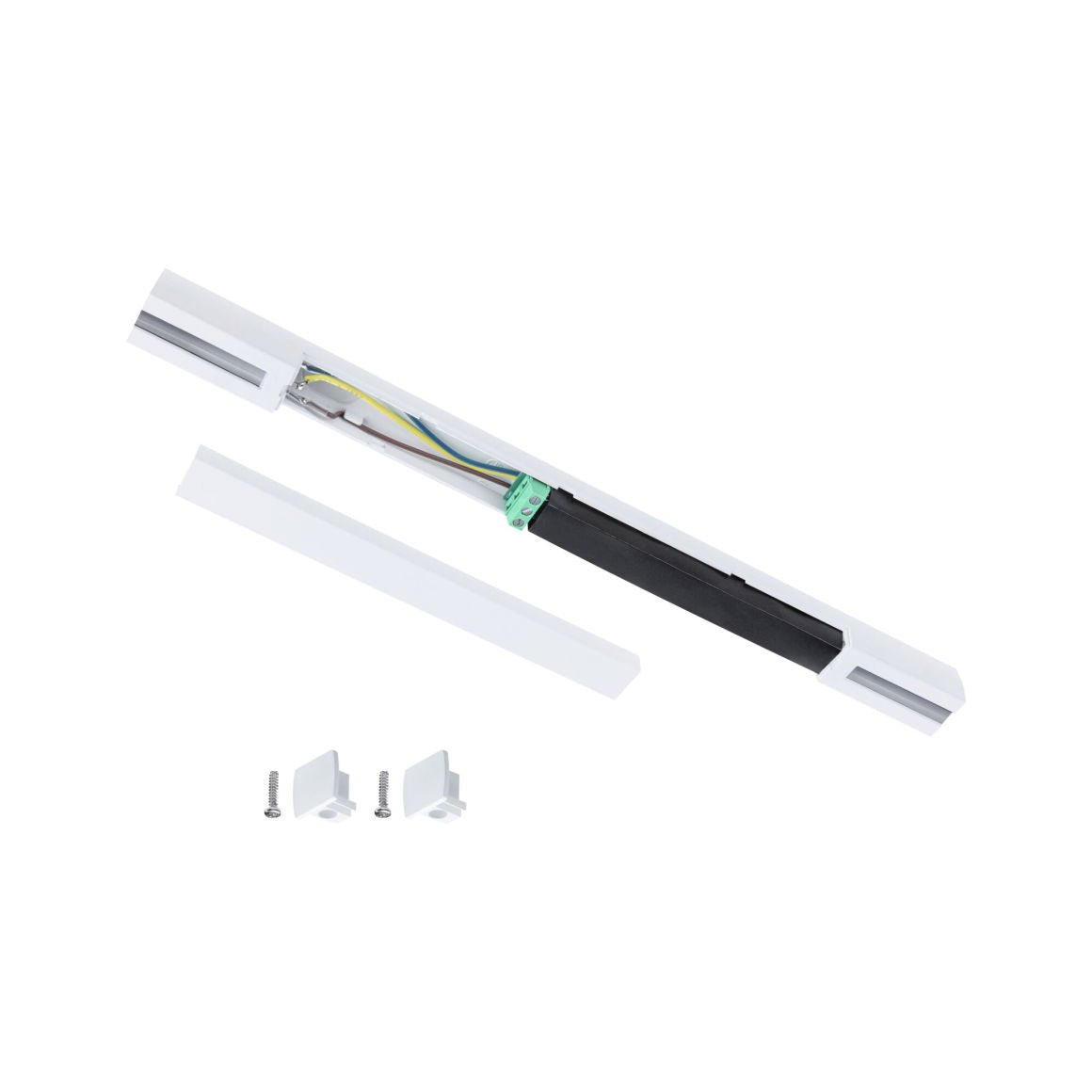 URail Einspeisung Zigbee 3.0 Mitte 304x21mm max. 100W Signalweiß - Paulmann - 95668