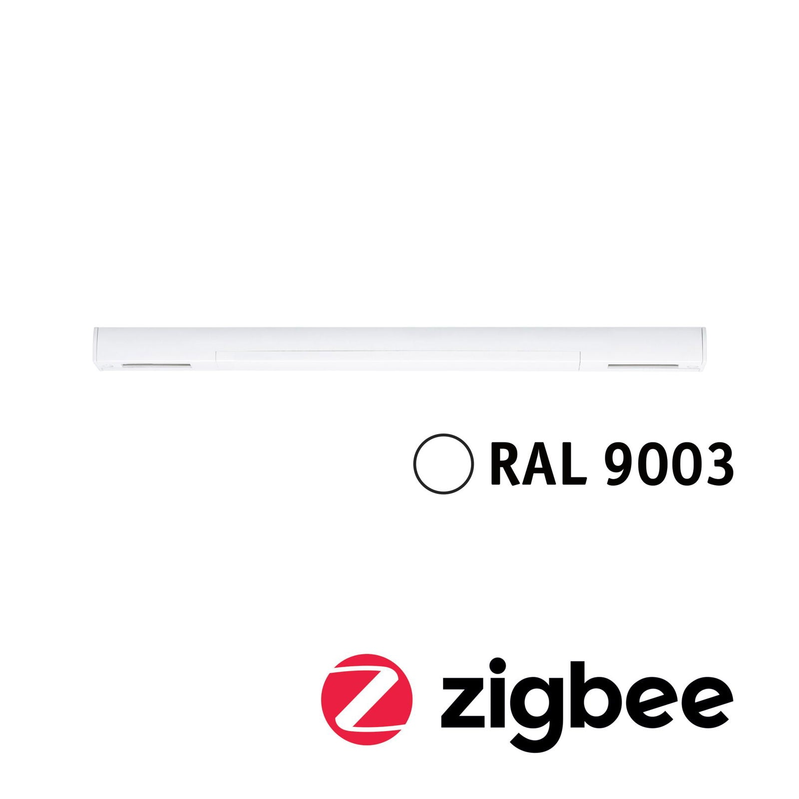 URail Einspeisung Zigbee 3.0 Mitte 304x21mm max. 100W Signalweiß - Paulmann - 95668