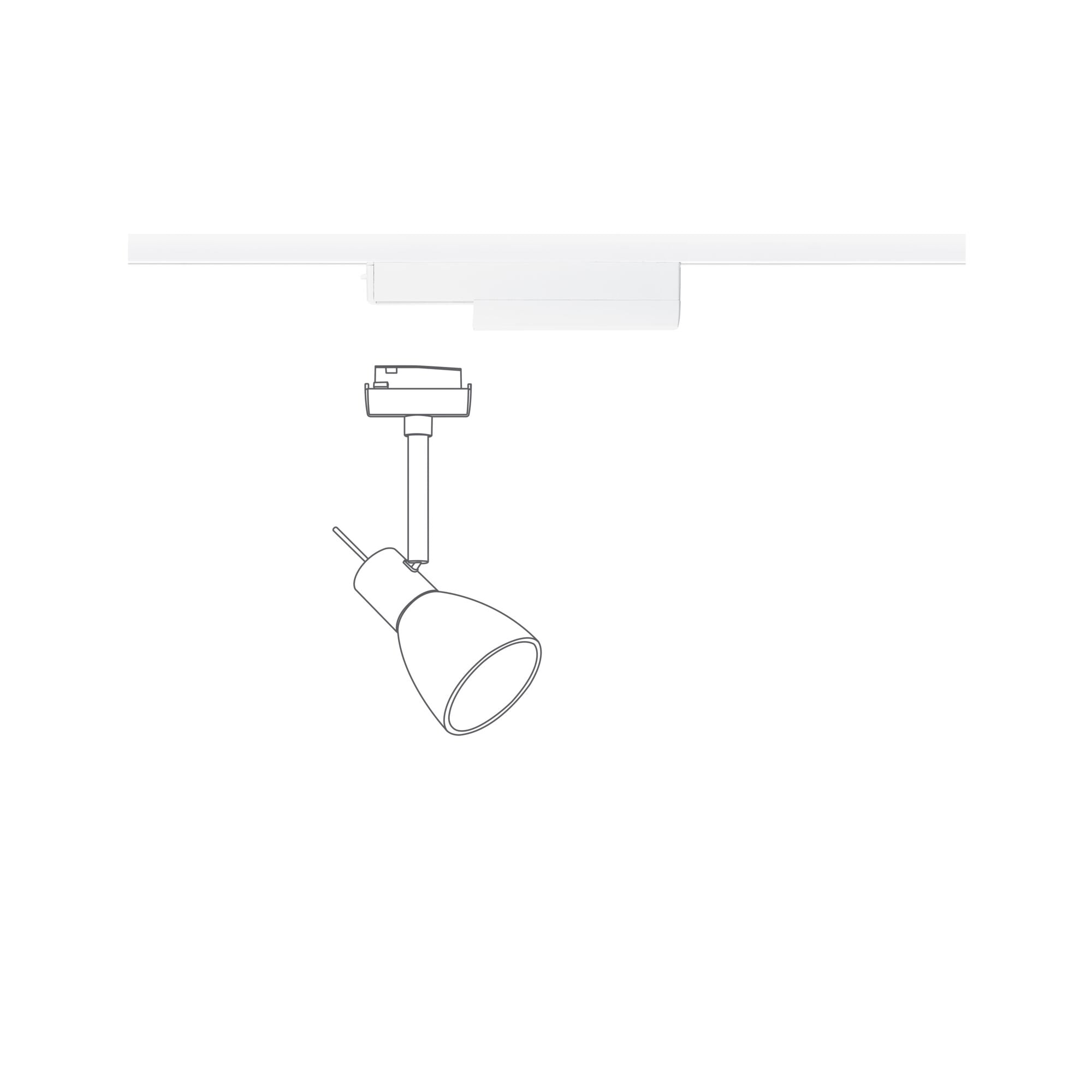 URail Schienenadapter Smart Home Zigbee 3.0 Schienenadapter - Paulmann - 95677