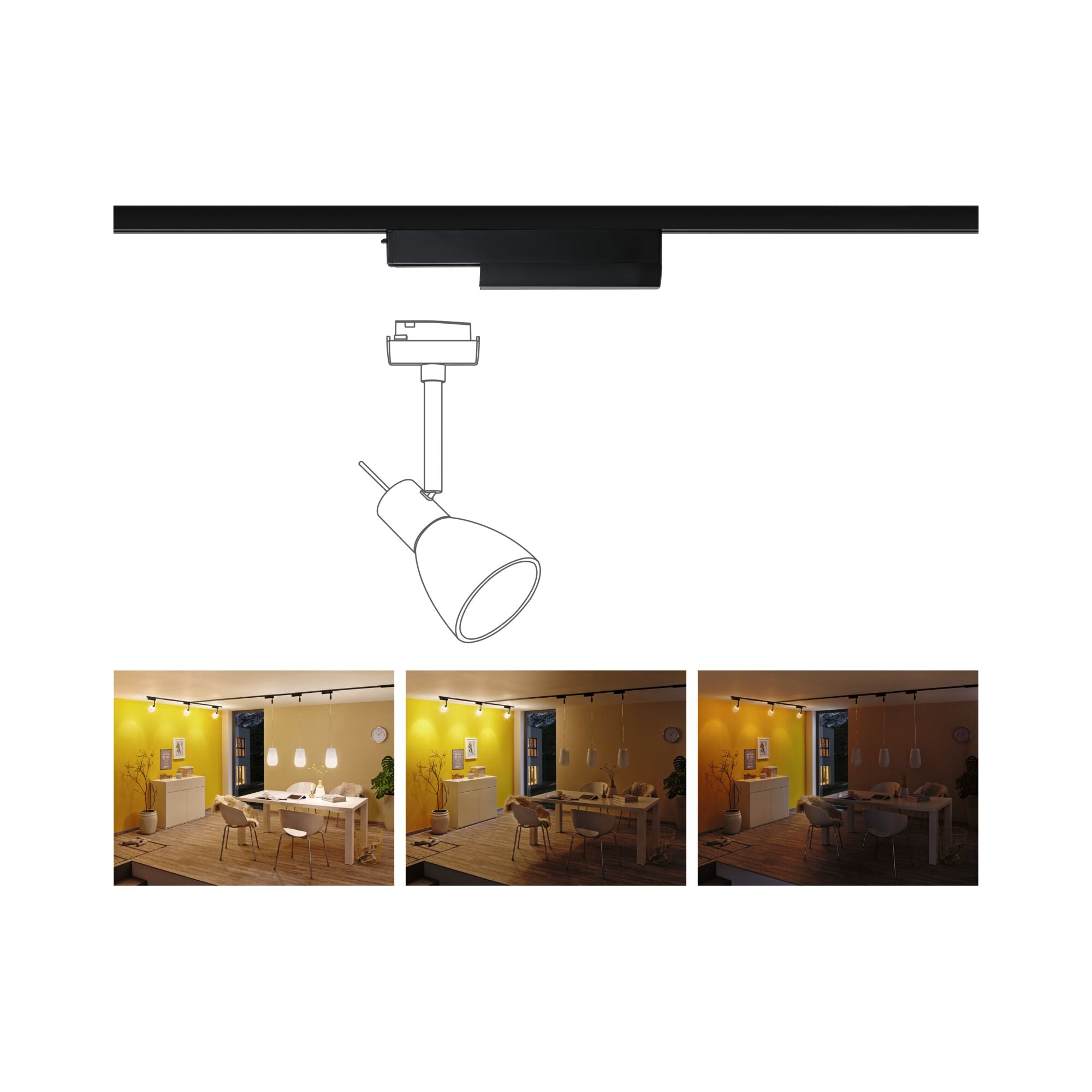 URailSchienenadapterSmart Home Zigbee 3.0 Schienenadapter - Paulmann - 95678