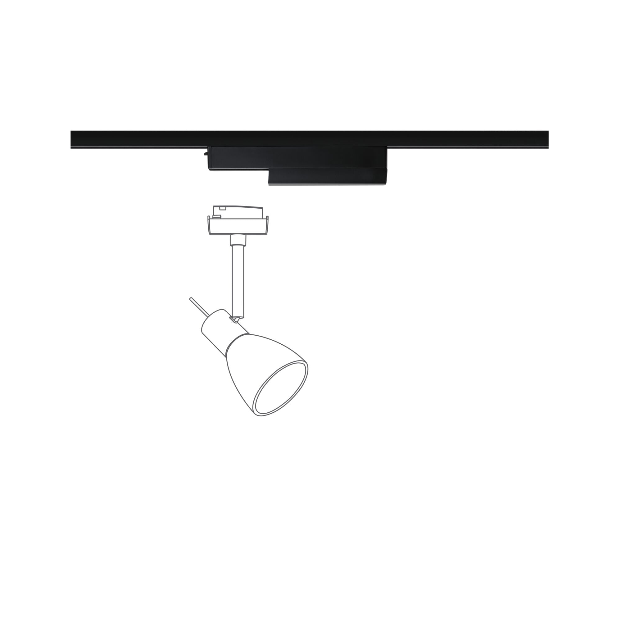 URailSchienenadapterSmart Home Zigbee 3.0 Schienenadapter - Paulmann - 95678