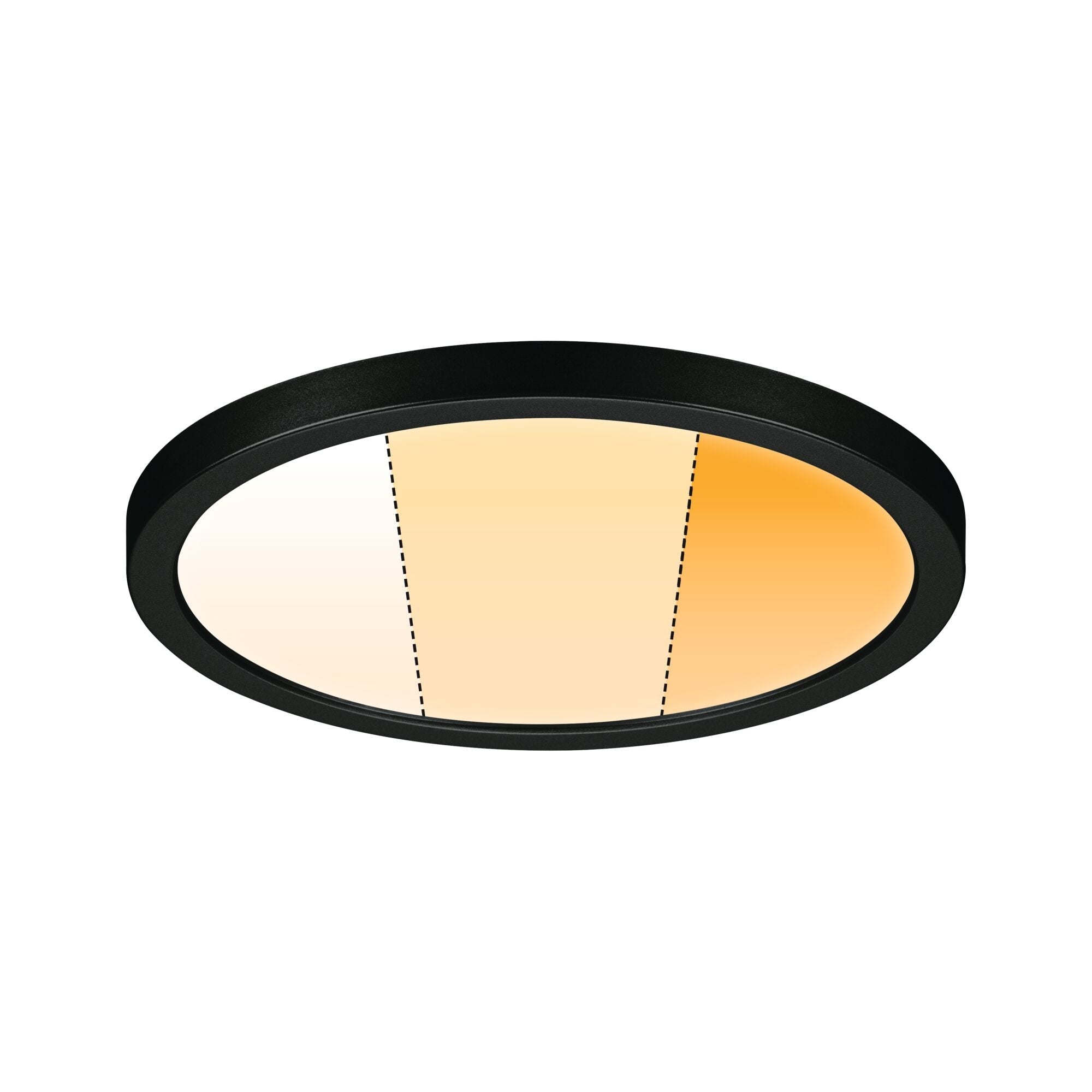 VariFit Areo IP44 rund 175mm 13W 1200lm 3 Step Dim to warm Schwarz dimmbar - Paulmann - 93099