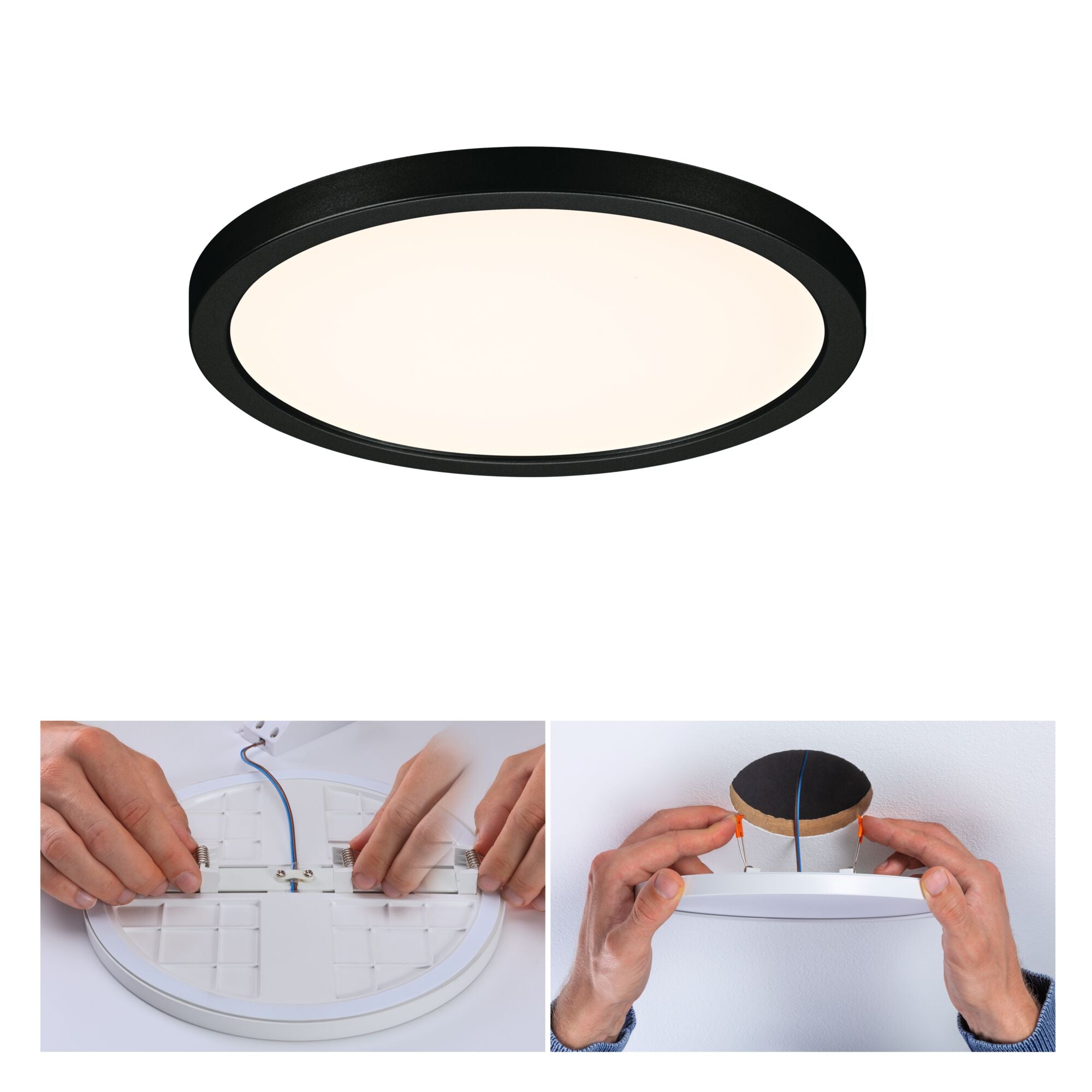 VariFit Areo IP44 rund 175mm 13W 1300lm 3000K Schwarz - Paulmann - 79961
