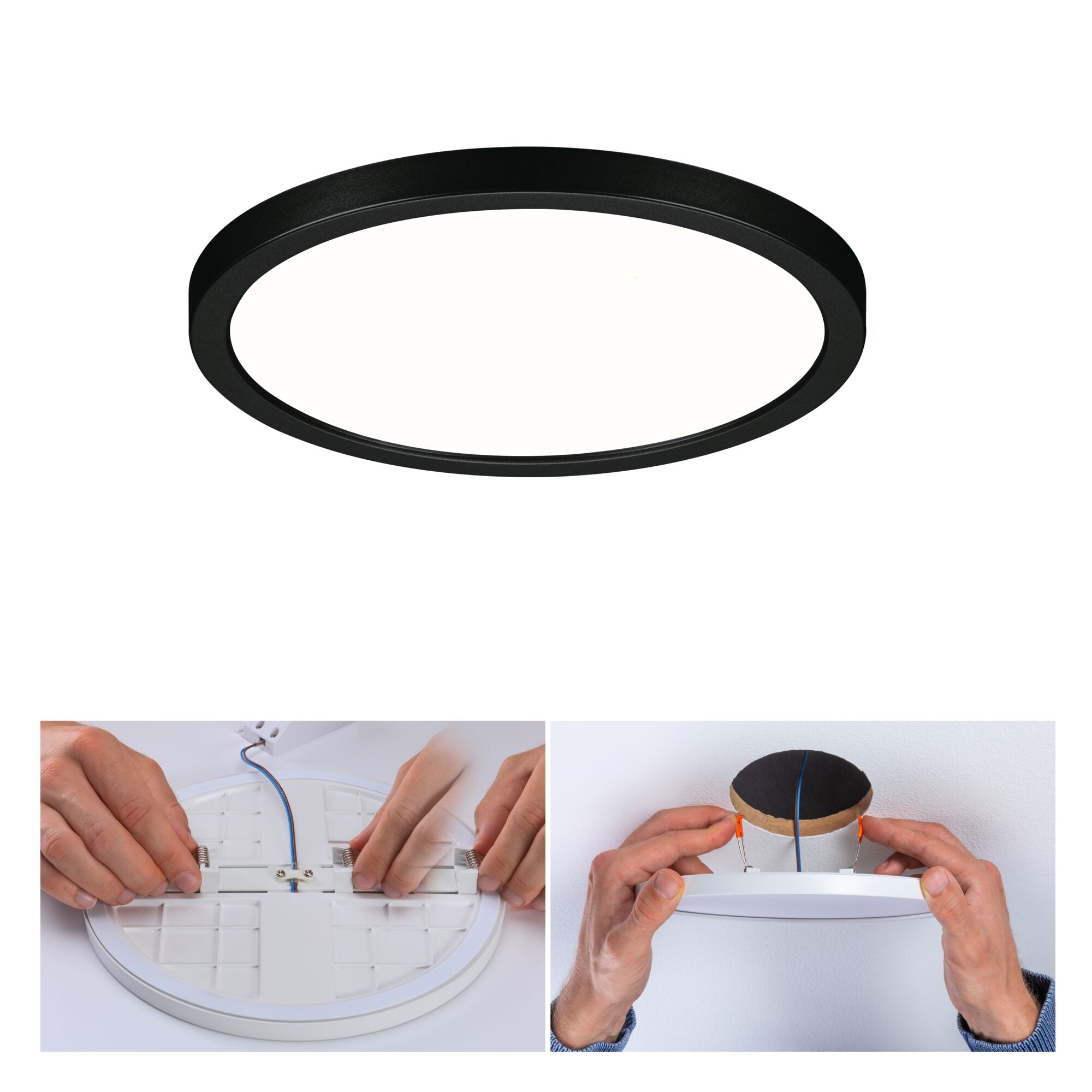 VariFit Areo IP44 rund 175mm 13W 1300lm 4000K Schwarz dimmbar - Paulmann - 79965