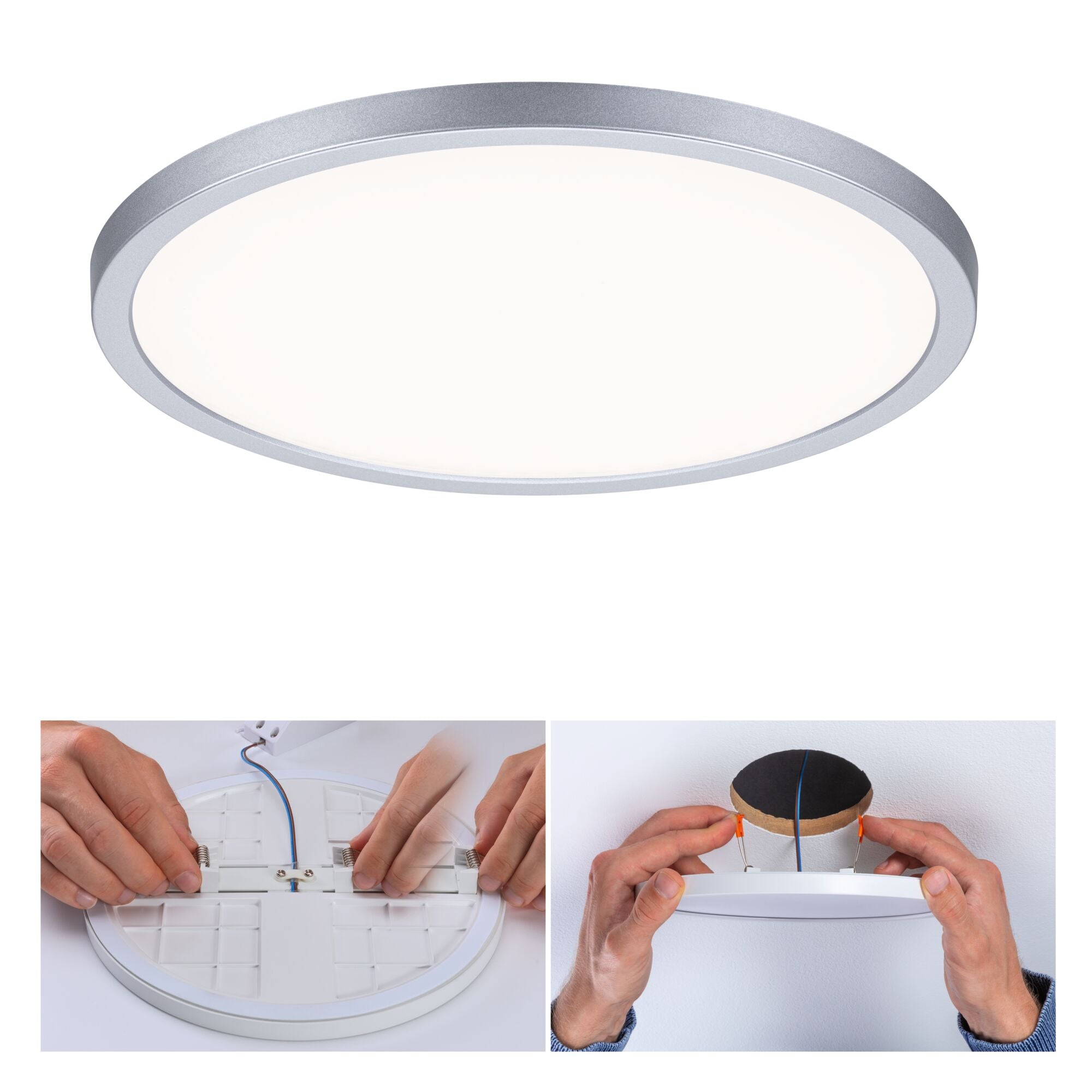 VariFit Areo IP44 rund 230mm 16W 1400lm 4000K Chrom matt dimmbar - Paulmann - 93058