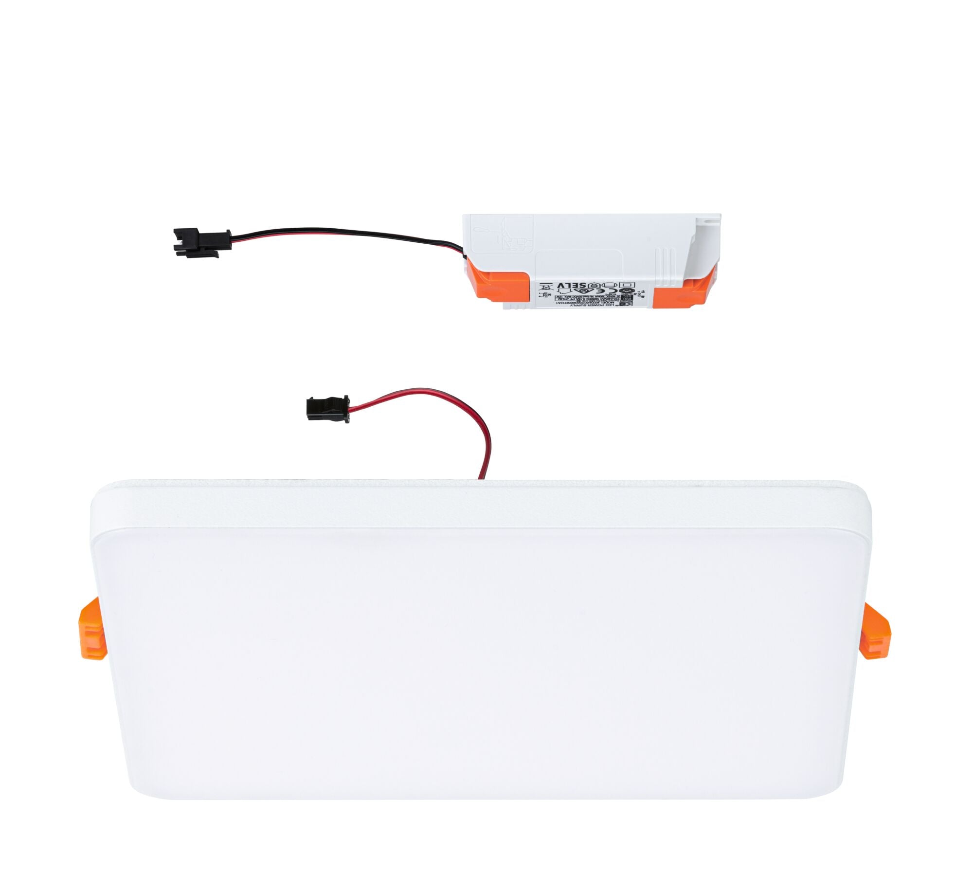 VariFit Veluna Edge IP44 eckig 160x160mm 12W 1100lm 3000K Weiß - Paulmann - 79943