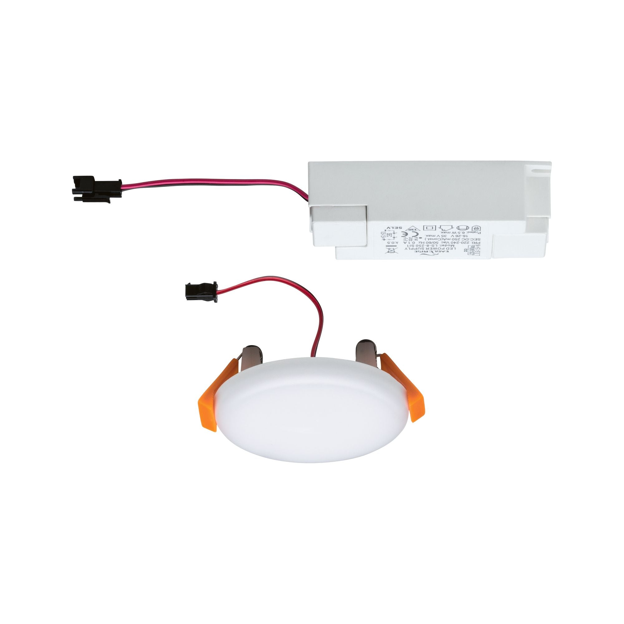VariFit Veluna IP44 rund 75mm 4,5W 400lm 4000K Satin - Paulmann - 92390