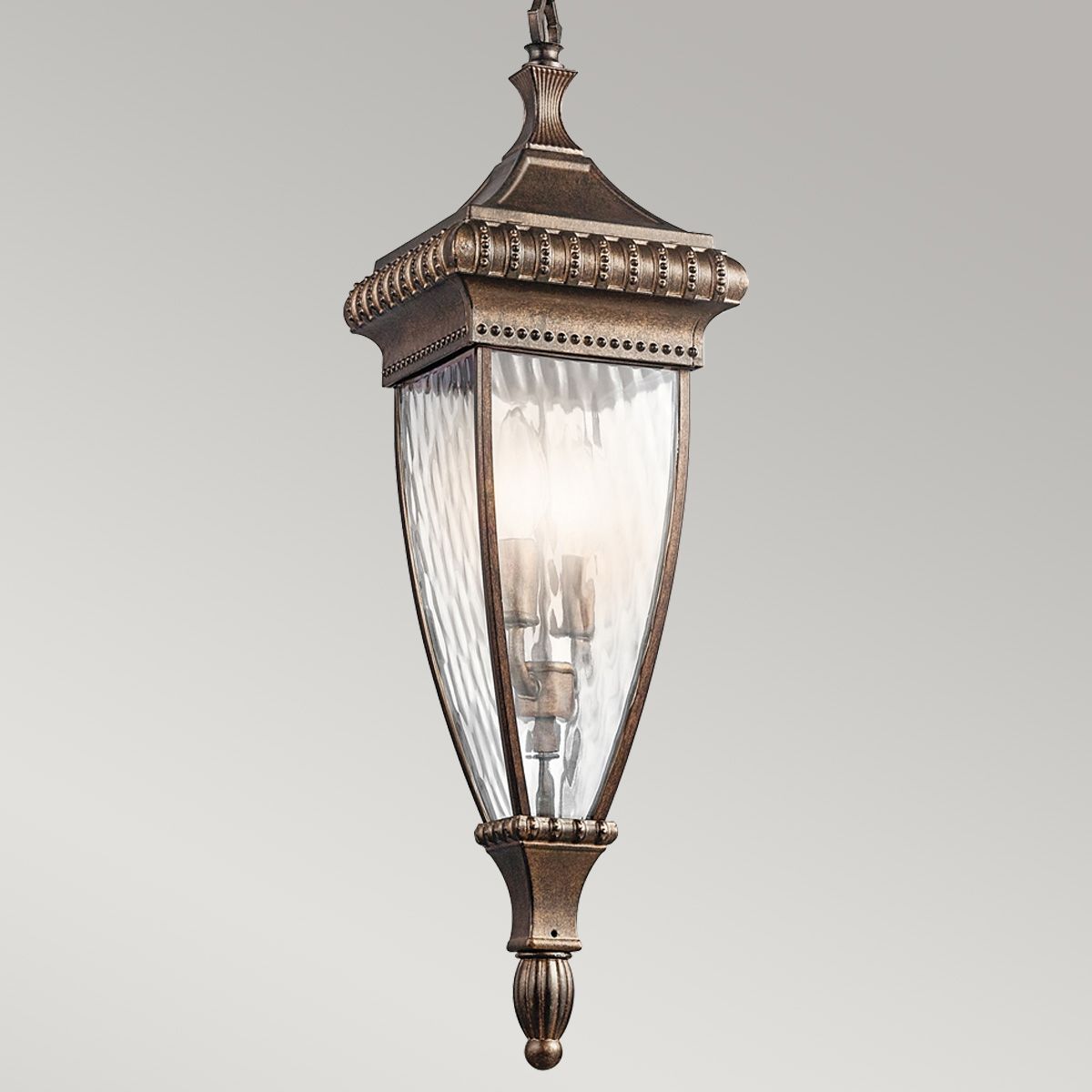 Venetian Rain 2 - Licht - Kettenlaterne - Gebürstete Bronze - Elsteadlighting - KL - VENETIAN8 - M