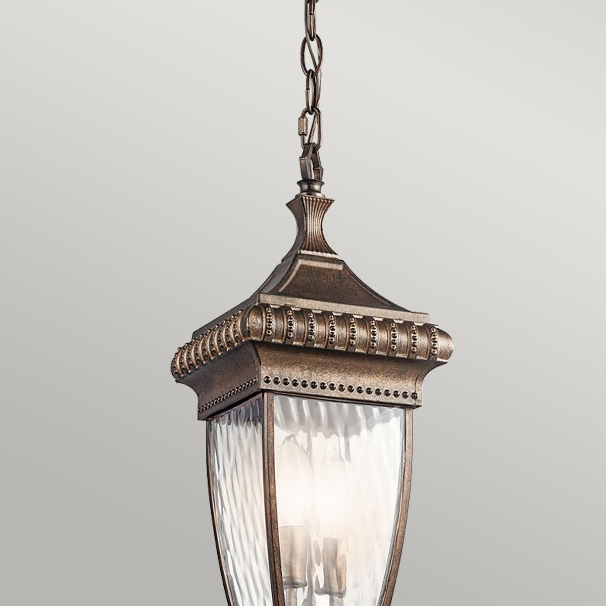 Venetian Rain 2 - Licht - Kettenlaterne - Gebürstete Bronze - Elsteadlighting - KL - VENETIAN8 - M