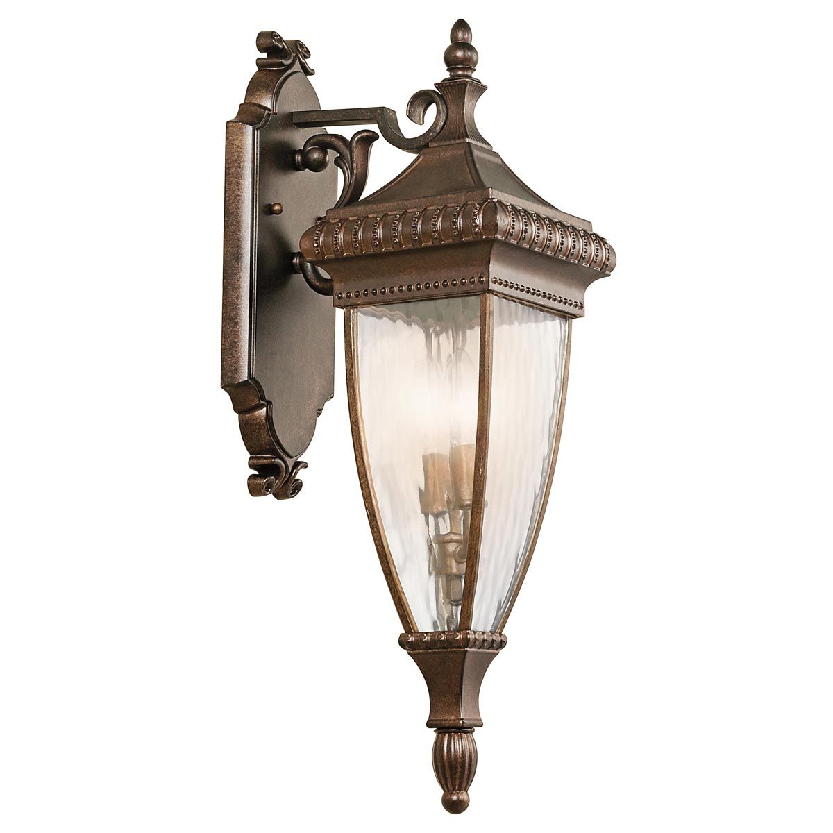 Venetian Rain Wandlaterne mit 2 Lichtern, mittlere Größe, gebürstete Bronze - Elsteadlighting - KL - VENETIAN2 - M