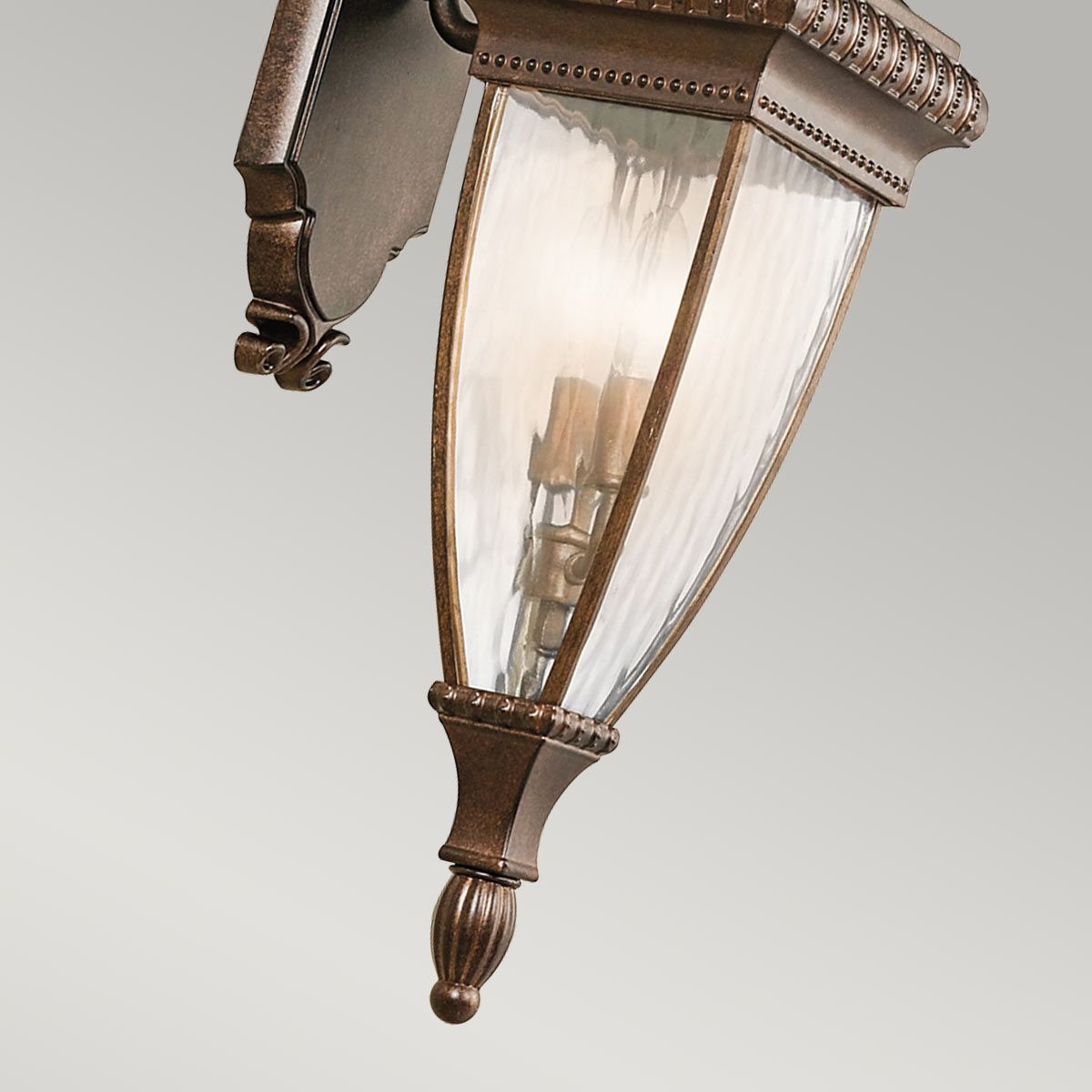 Venetian Rain Wandlaterne mit 2 Lichtern, mittlere Größe, gebürstete Bronze - Elsteadlighting - KL - VENETIAN2 - M