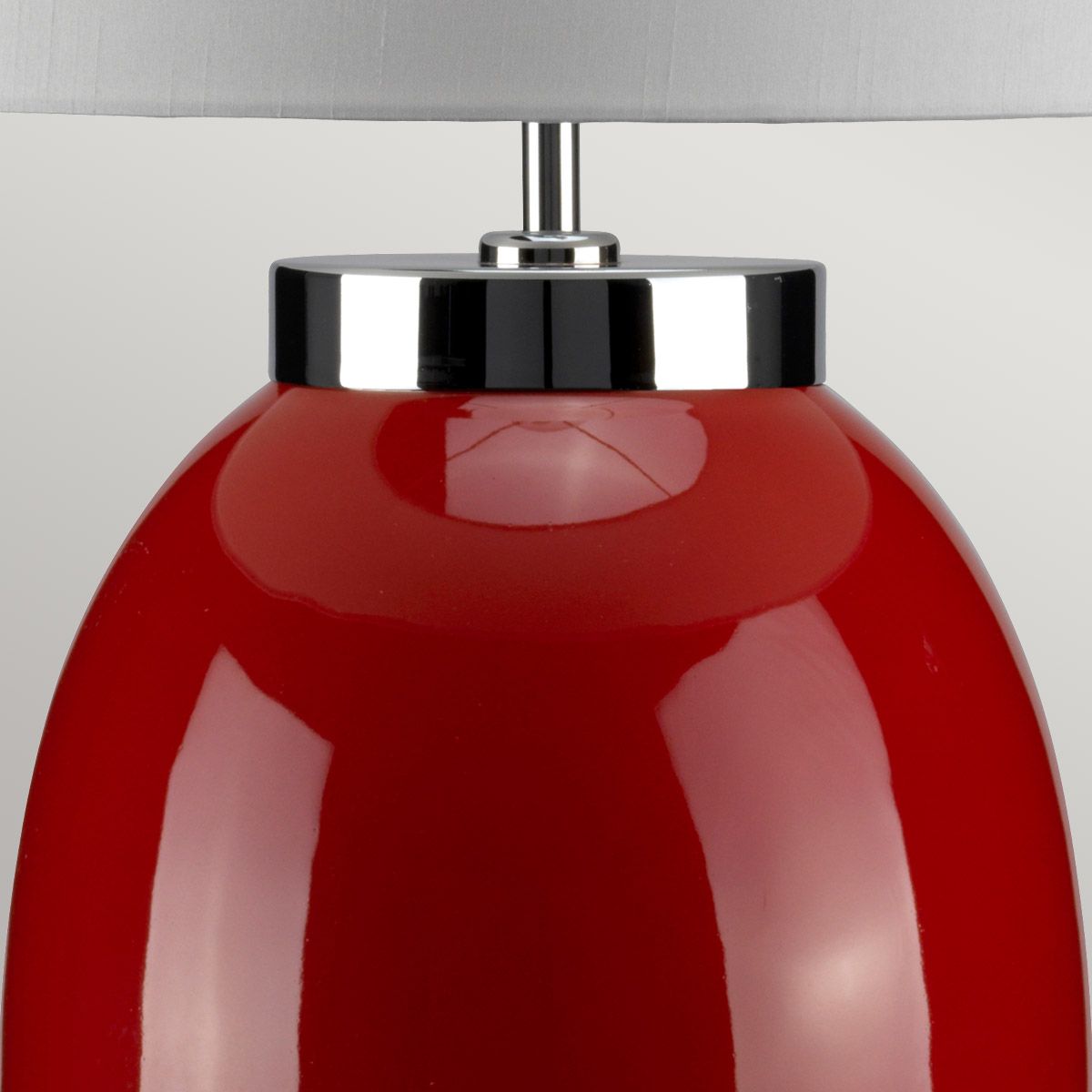 Victor 1-flammige große Tischlampe - Rot