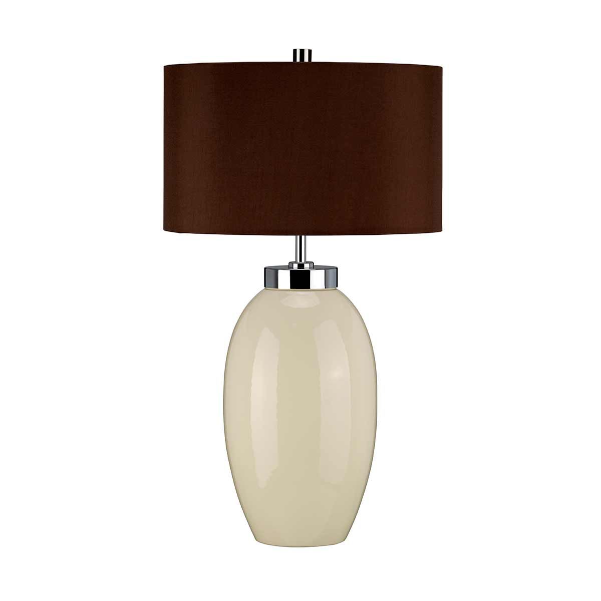 Victor Kleine Tischlampe mit 1 Licht - Creme