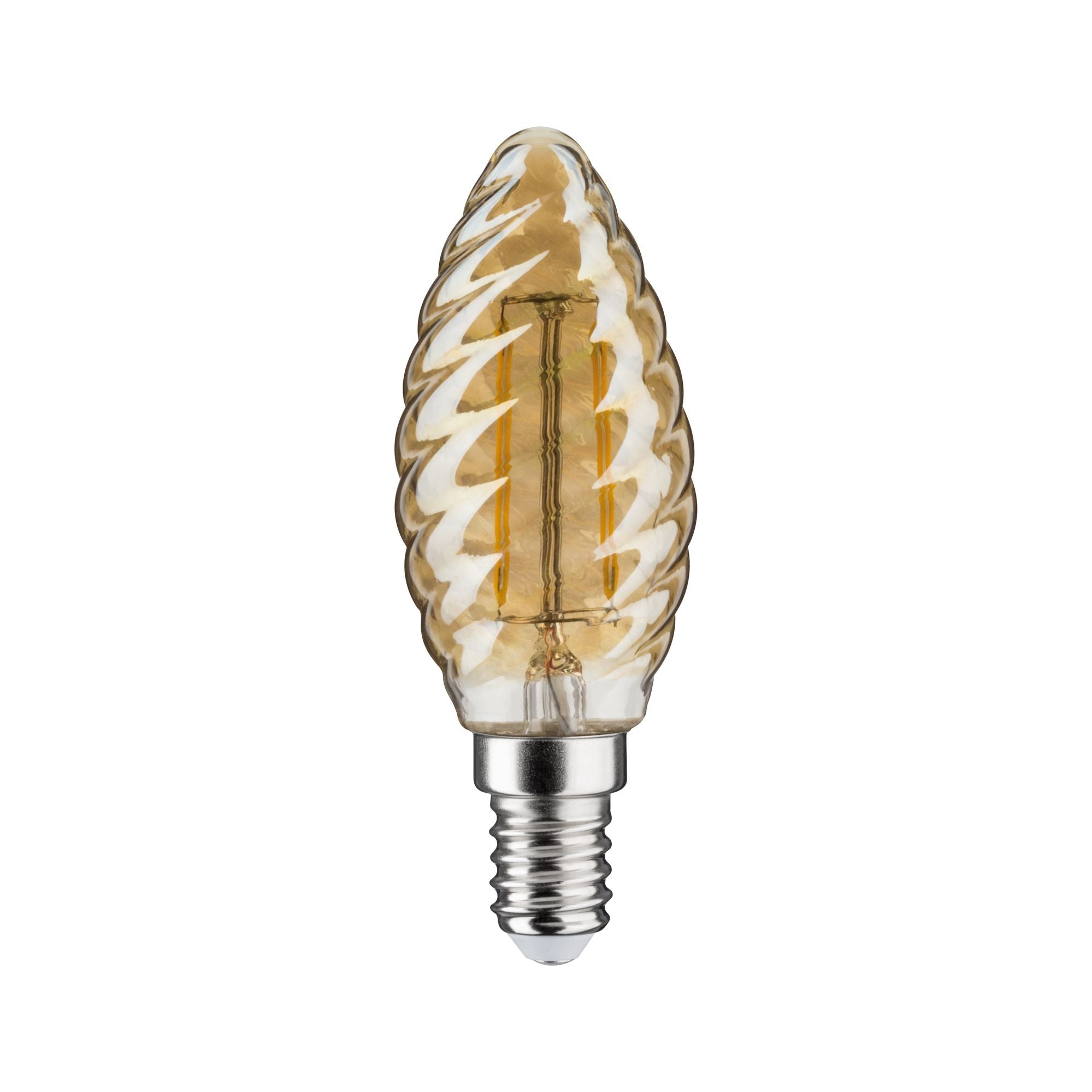 Vintage Edition LED Kerze gedrehtes Glas 260lm 2,6W 2500K Gold - Paulmann - 28708