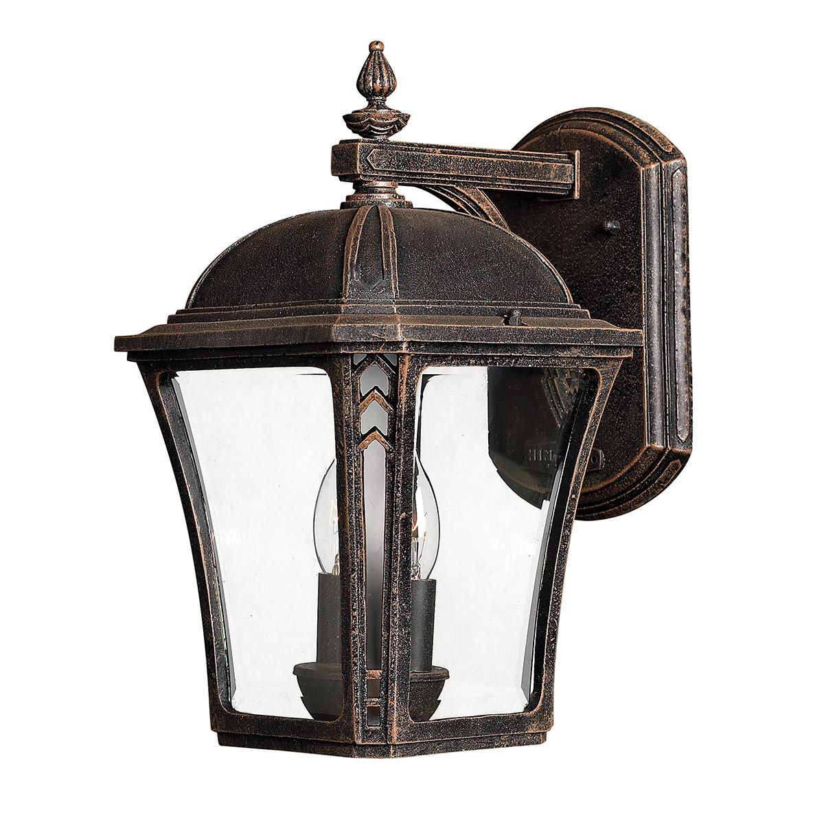 Wabash 2 - flammige mittelgroße Wandlaterne - Mokka - Elsteadlighting - HK - WABASH2 - M