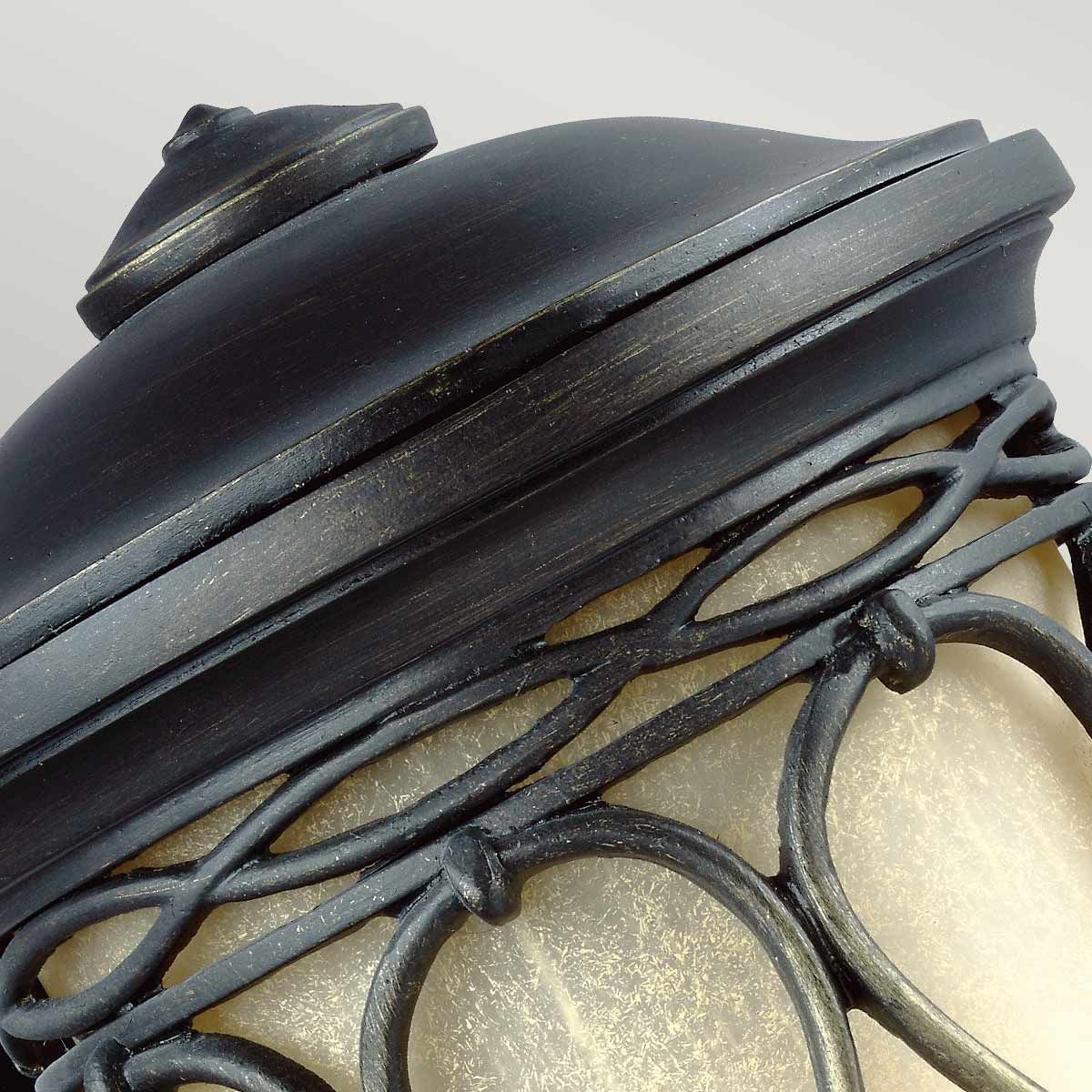 Wellfleet 1 - flammige Wandlaterne - Gealterte Bronze - Elsteadlighting - FE - WELLFLEET - S