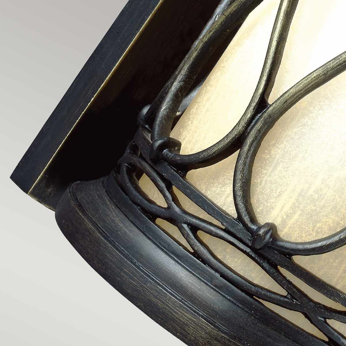 Wellfleet 1 - flammige Wandlaterne - Gealterte Bronze - Elsteadlighting - FE - WELLFLEET - S