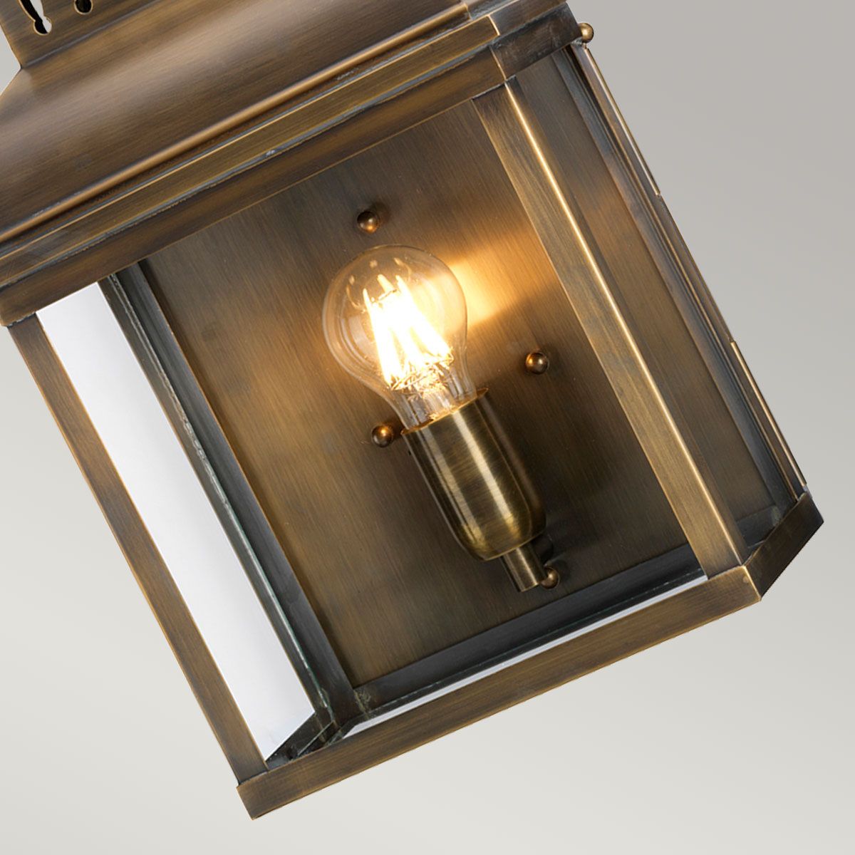 Westminster 1 - flammige Wandlaterne - Gealtertes Messing - Elsteadlighting - WESTMINSTER - BR