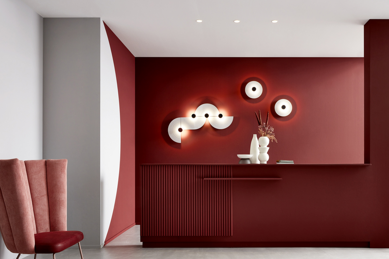 Wever & Ducré TAPIS 1.0 als dekorative indirekte Wandleuchte