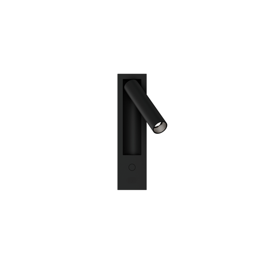WEVER & DUCRÉ MATCH snooze Semi-Recessed 1.1 Wandeinbaulampe in Mattschwarz