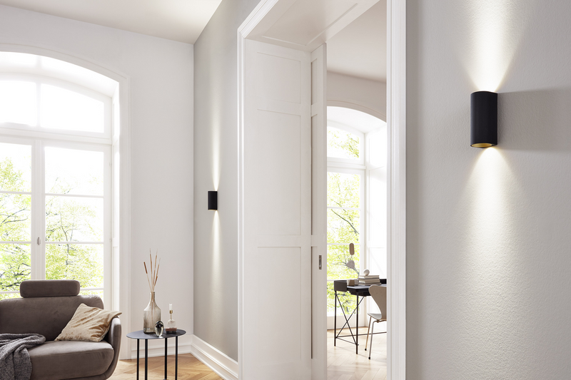 Moderne Wohnzimmerbeleuchtung mit Wever & Ducré Trace Wall Wandleuchte