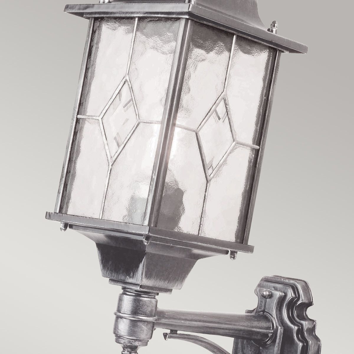 Wexford Wandlaterne mit 1 Licht, Schwarz/Silber - Elsteadlighting - WX1