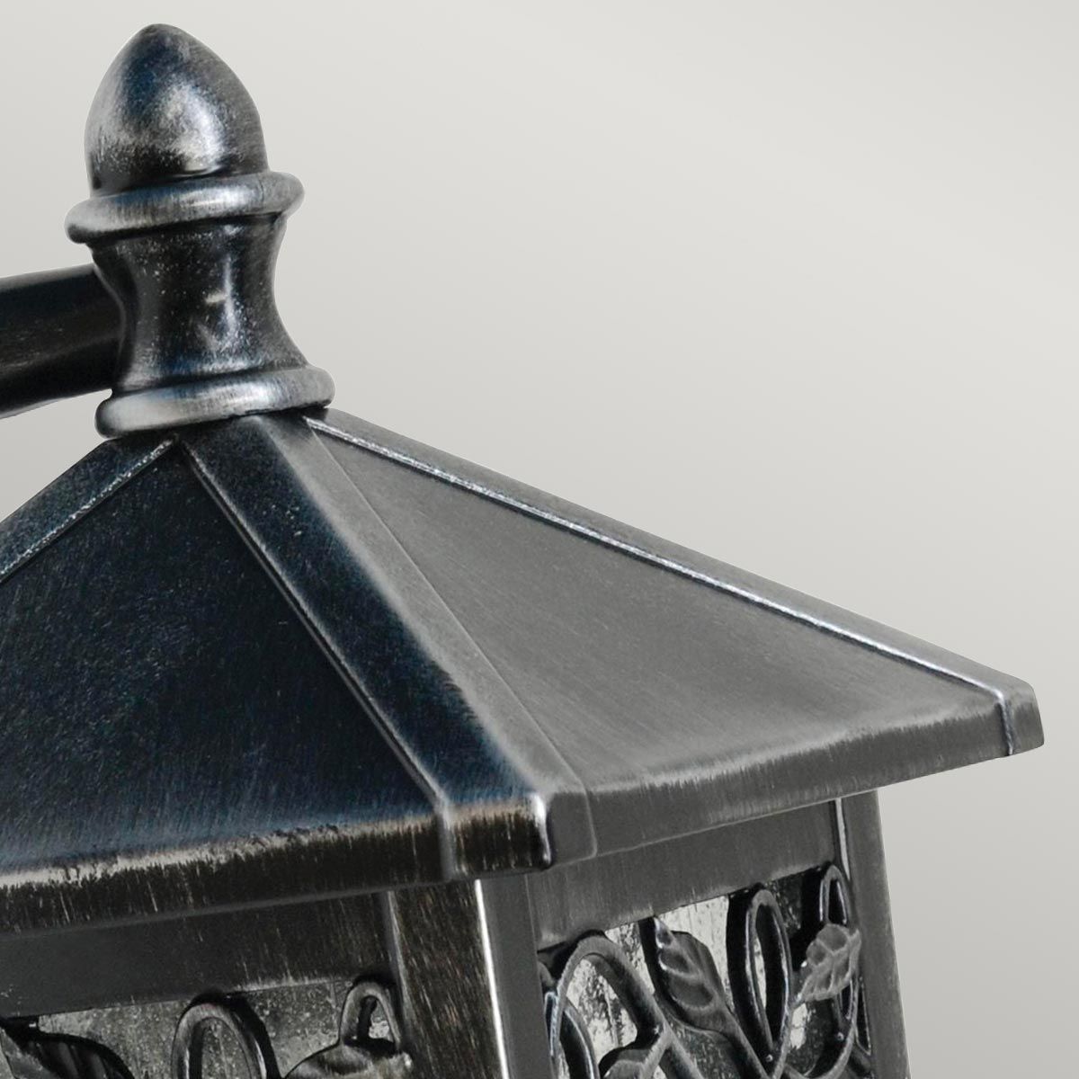 Winchcombe Wandlaterne mit 1 Licht, Schwarz/Silber - Elsteadlighting - GZH - WC2
