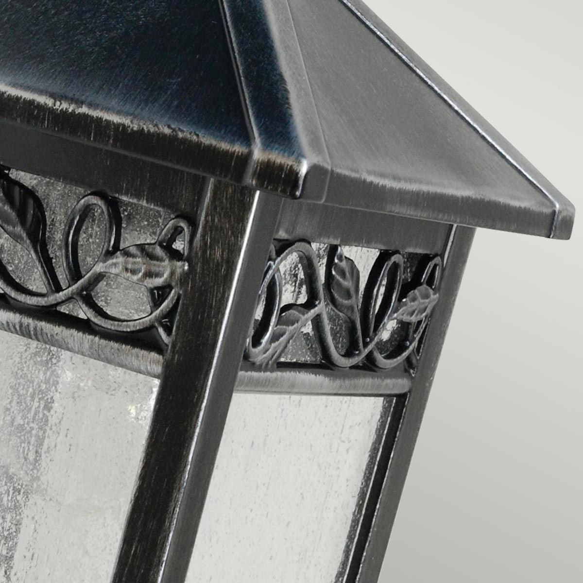 Winchcombe Wandlaterne mit 1 Licht, Schwarz/Silber - Elsteadlighting - GZH - WC2