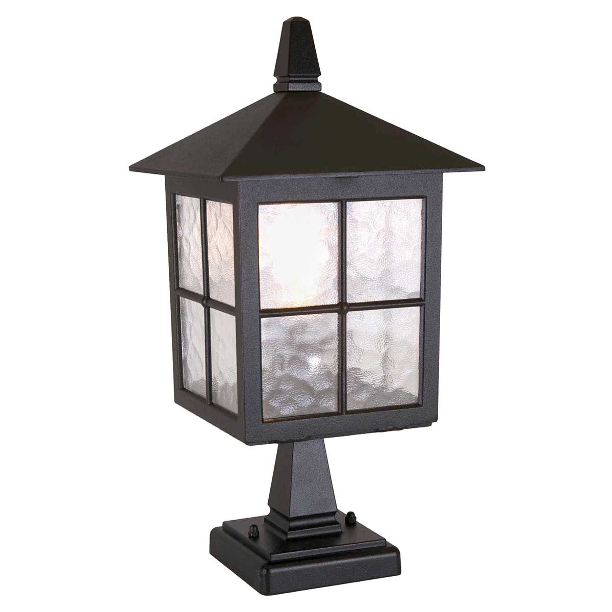 Winchester 1 - flammige Sockellaterne - Schwarz - Elsteadlighting - BL25 - BLACK
