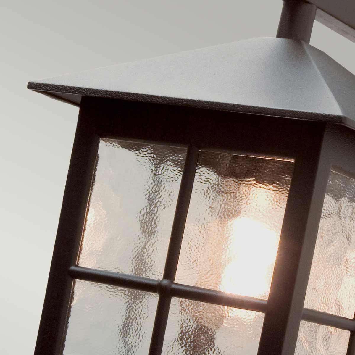 Winchester 1 - flammige Wandlaterne - Schwarz - Außenbereich - Elsteadlighting - BL19 - BLACK