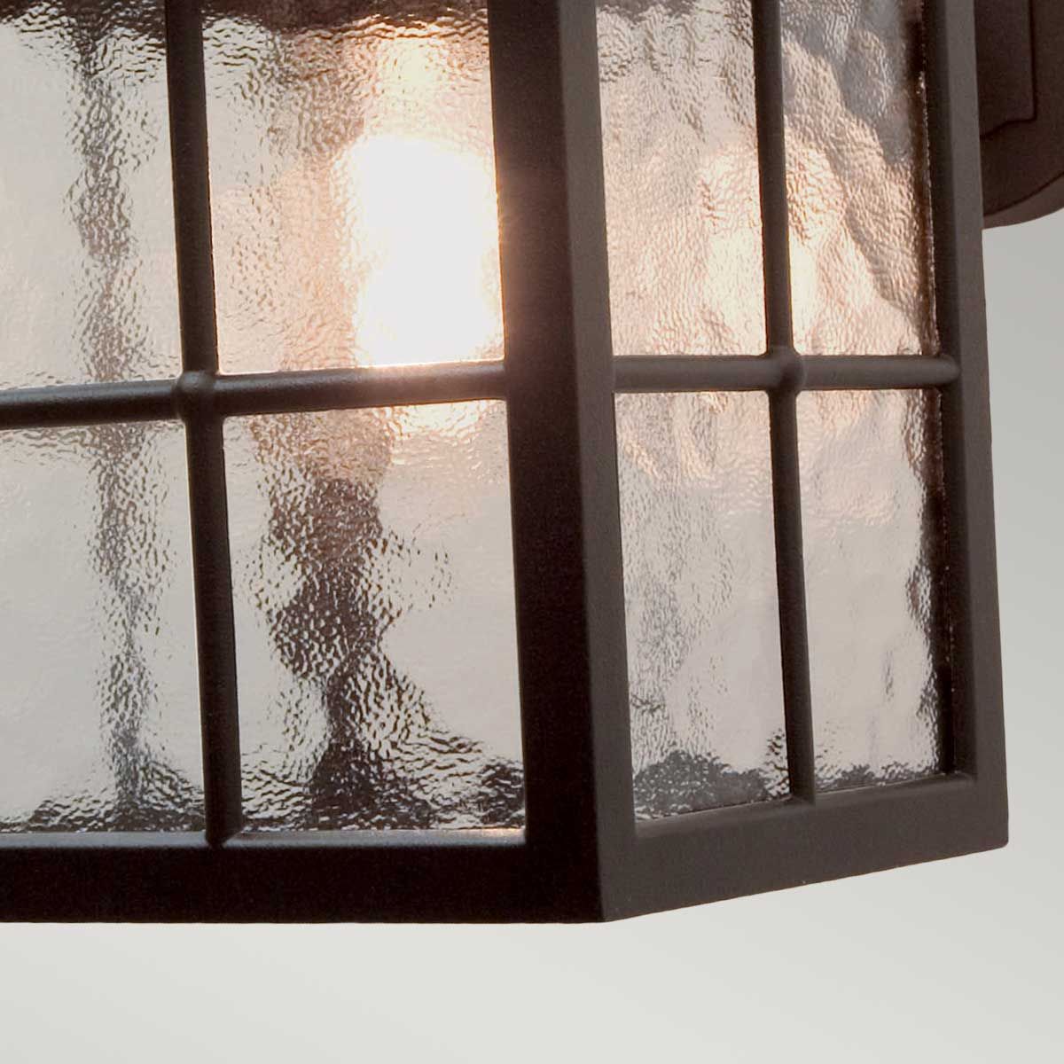 Winchester 1 - flammige Wandlaterne - Schwarz - Außenbereich - Elsteadlighting - BL19 - BLACK