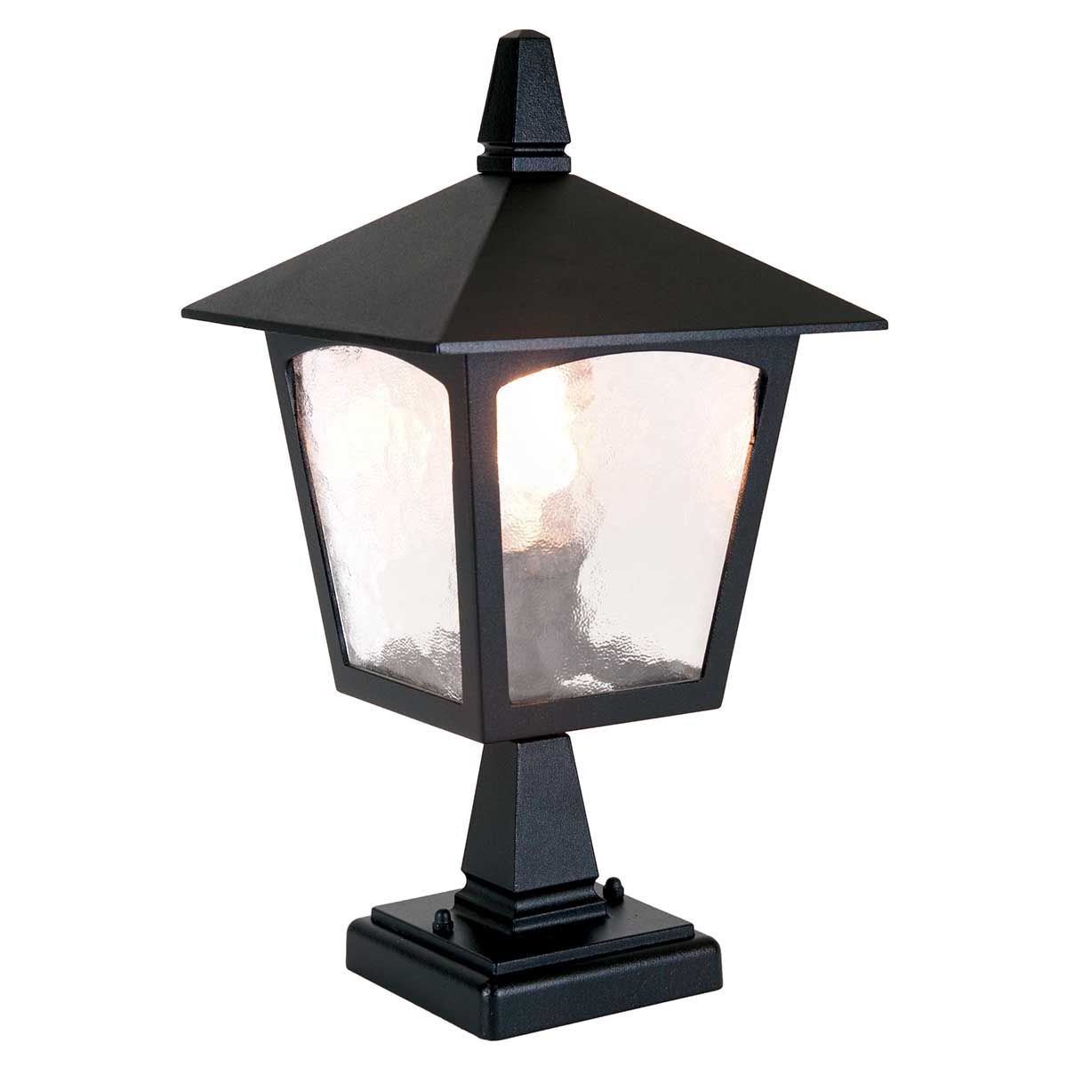 York 1 - flammige Sockellaterne - Schwarz - Elsteadlighting - BL7 - BLACK