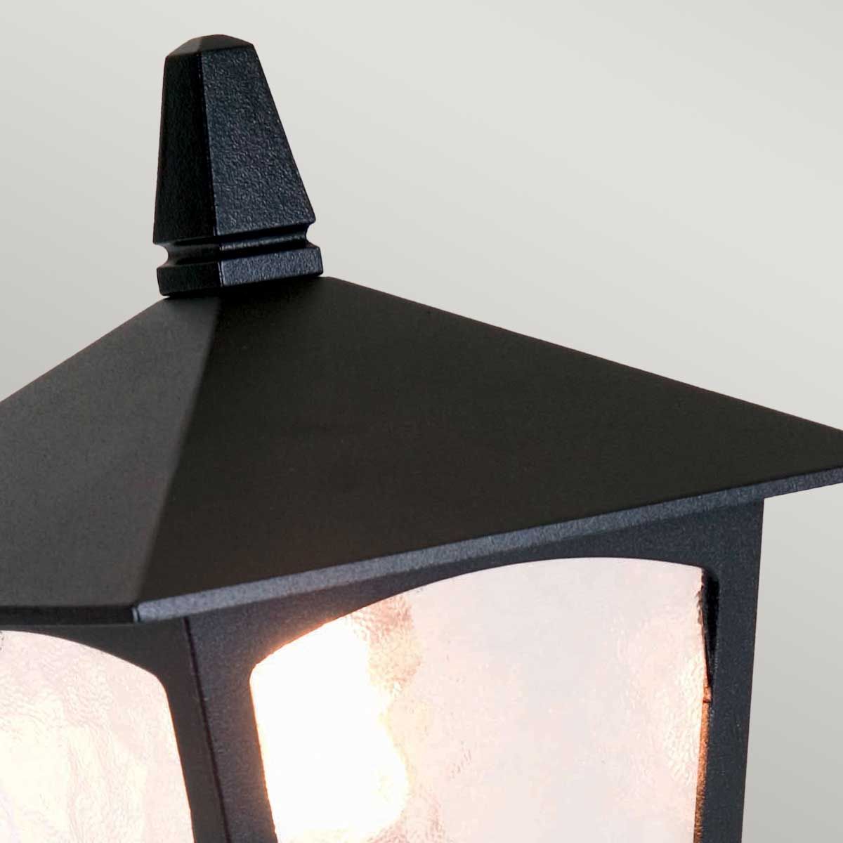 York 1 - flammige Sockellaterne - Schwarz - Elsteadlighting - BL7 - BLACK
