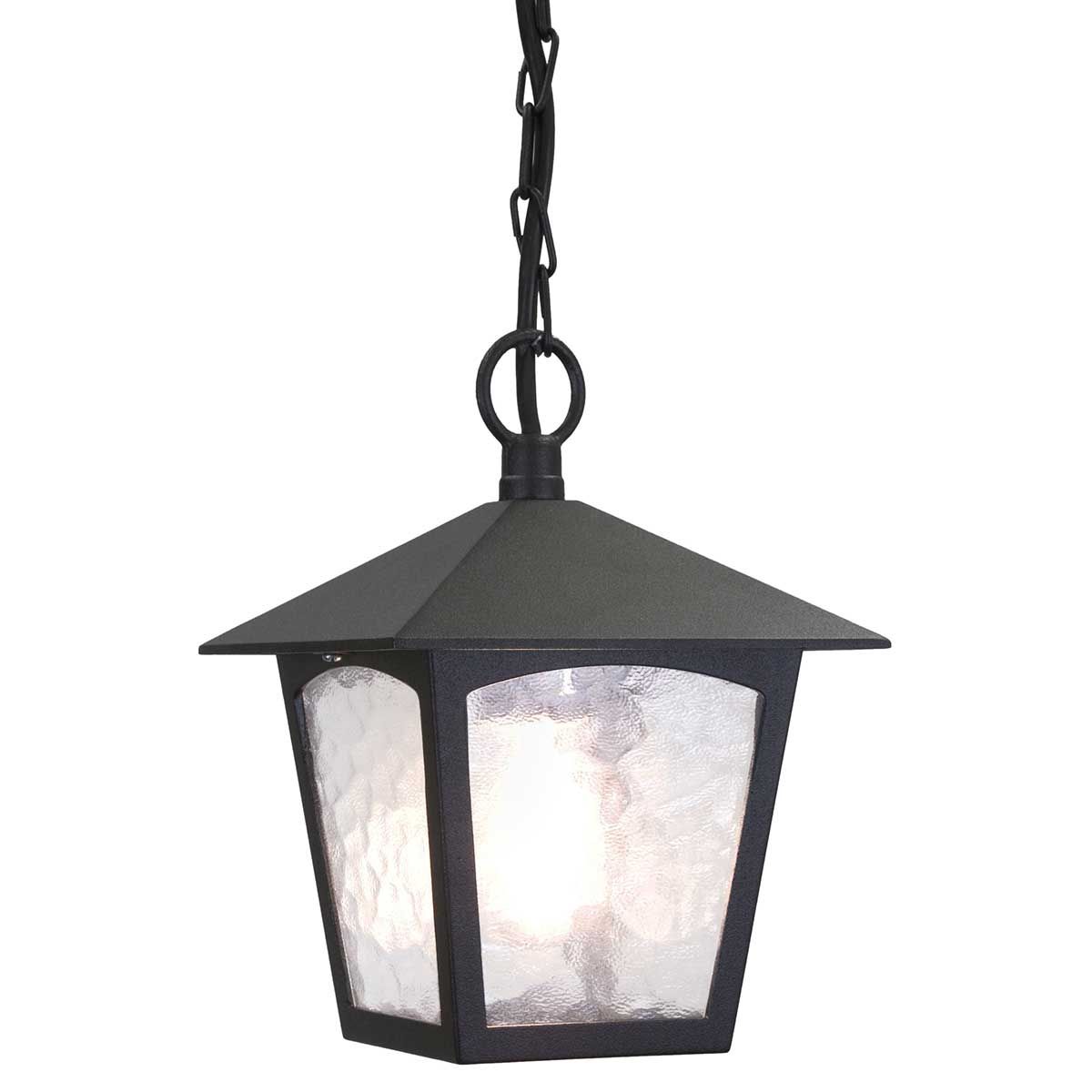 York Veranda - Kettenlaterne mit 1 Licht, Schwarz - Elsteadlighting - BL6B - BLACK