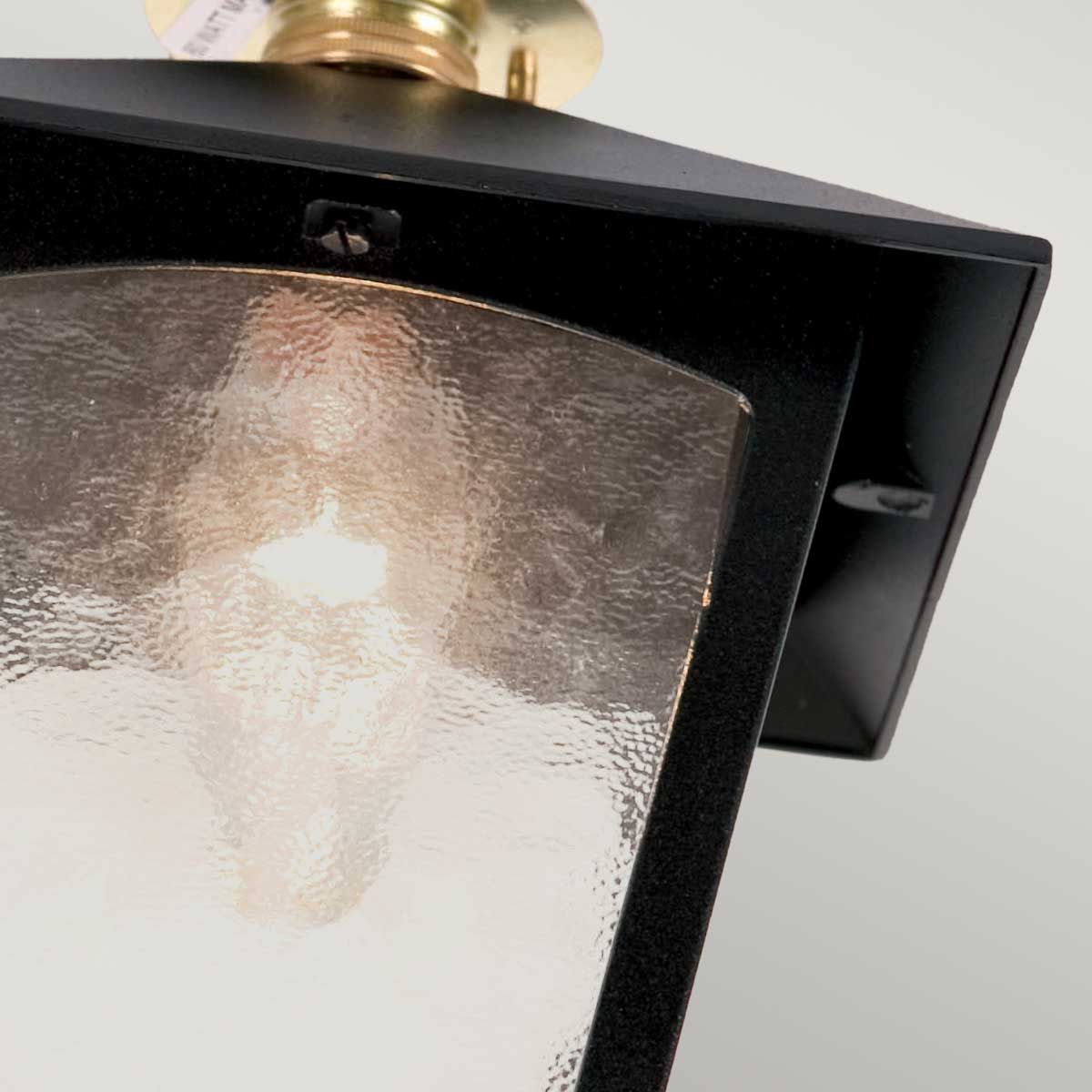 York Verandalaterne mit 1 Licht, Schwarz - Elsteadlighting - BL6C - BLACK