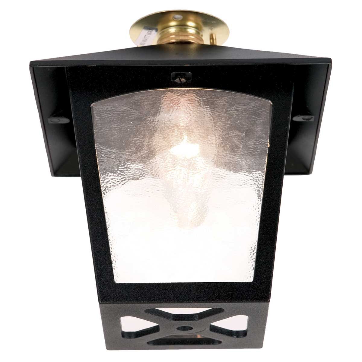 York Verandalaterne mit 1 Licht, Schwarz - Elsteadlighting - BL6C - BLACK