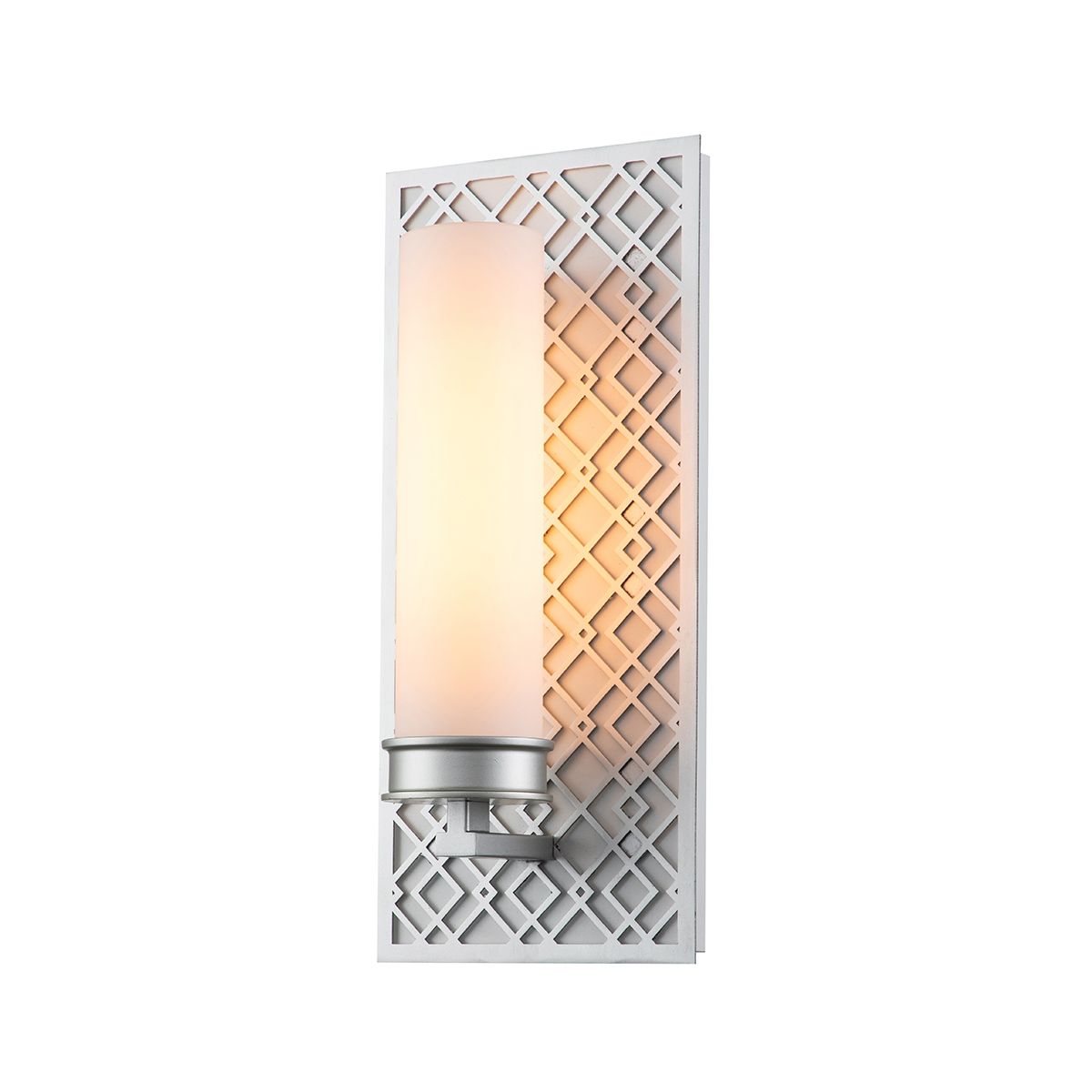 Ziggy 1lt Wandleuchte - Lackiertes Silber